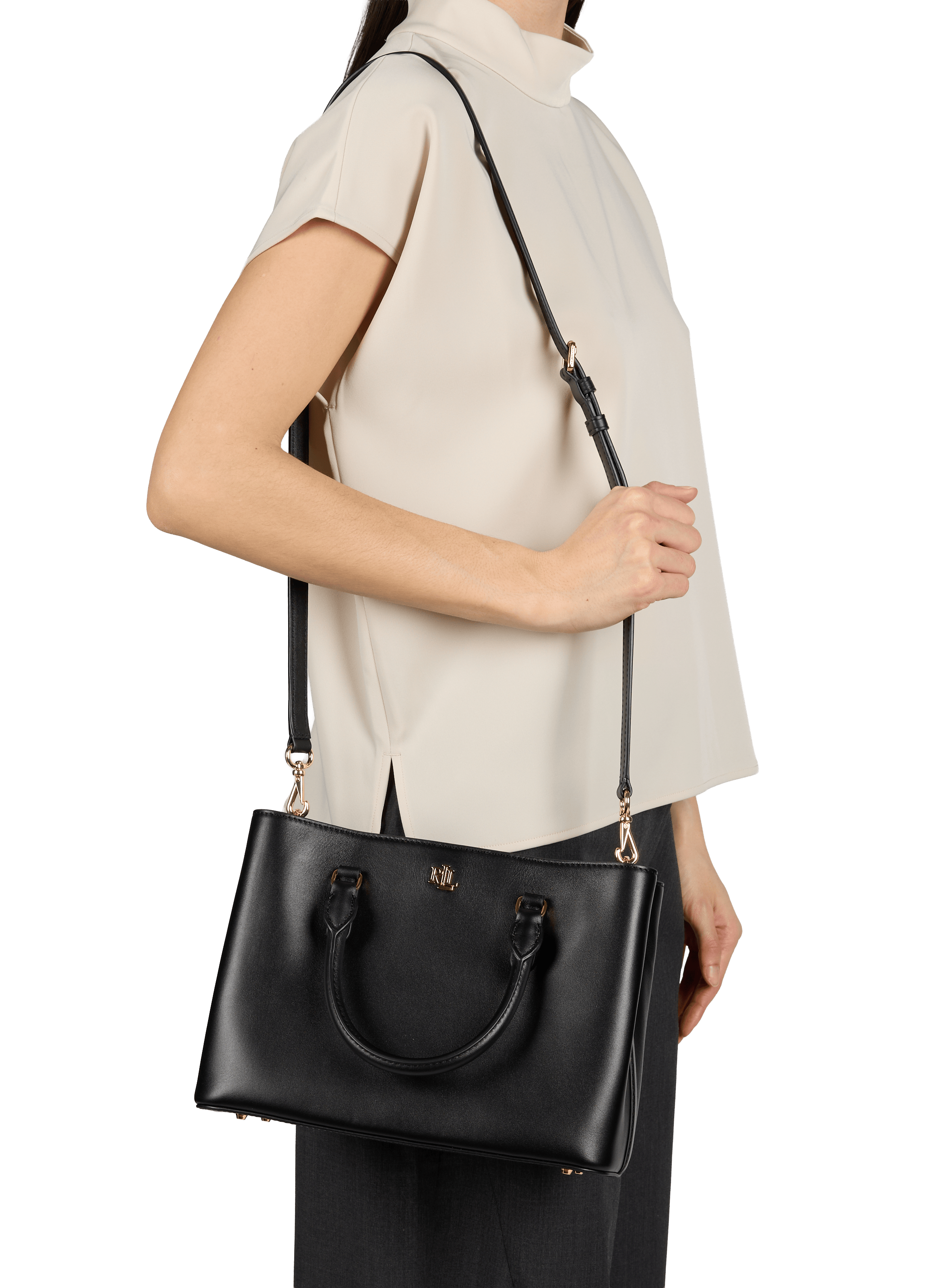 Sac Marcy en cuir LAUREN Noir