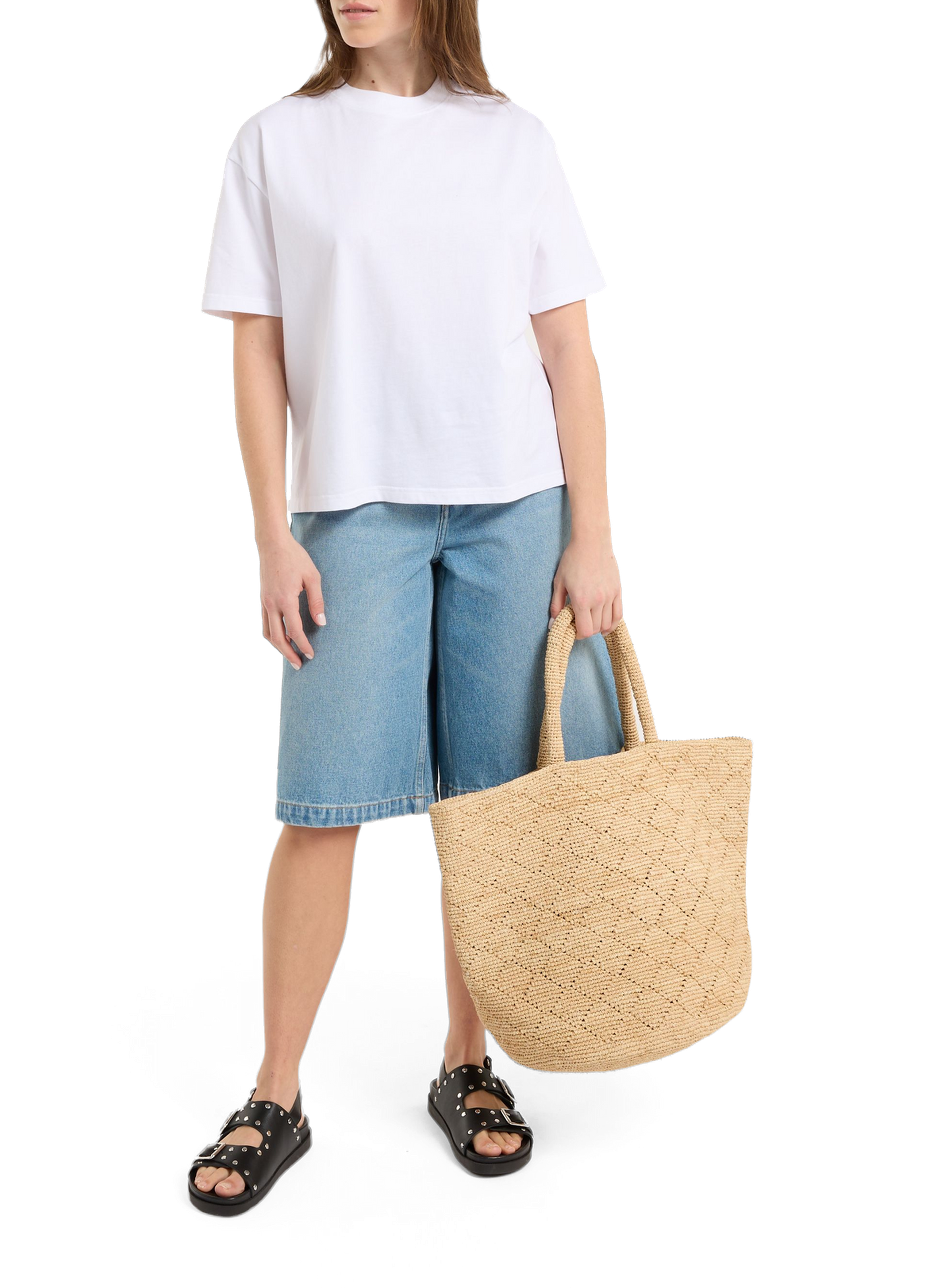 T-shirt Vintaguni en coton SAISON 1865 Blanc