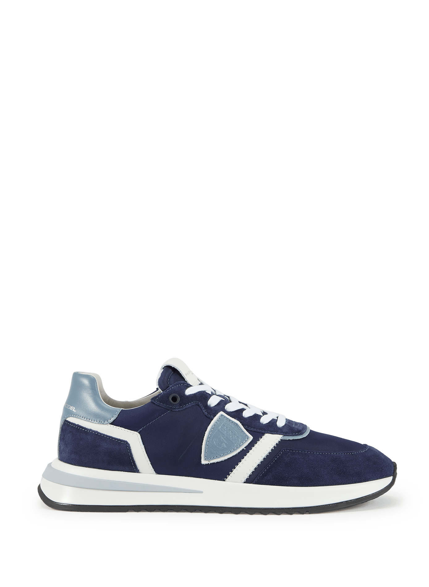 Tropez 2.1 mixed leather sneakers PHILIPPE MODEL Blue