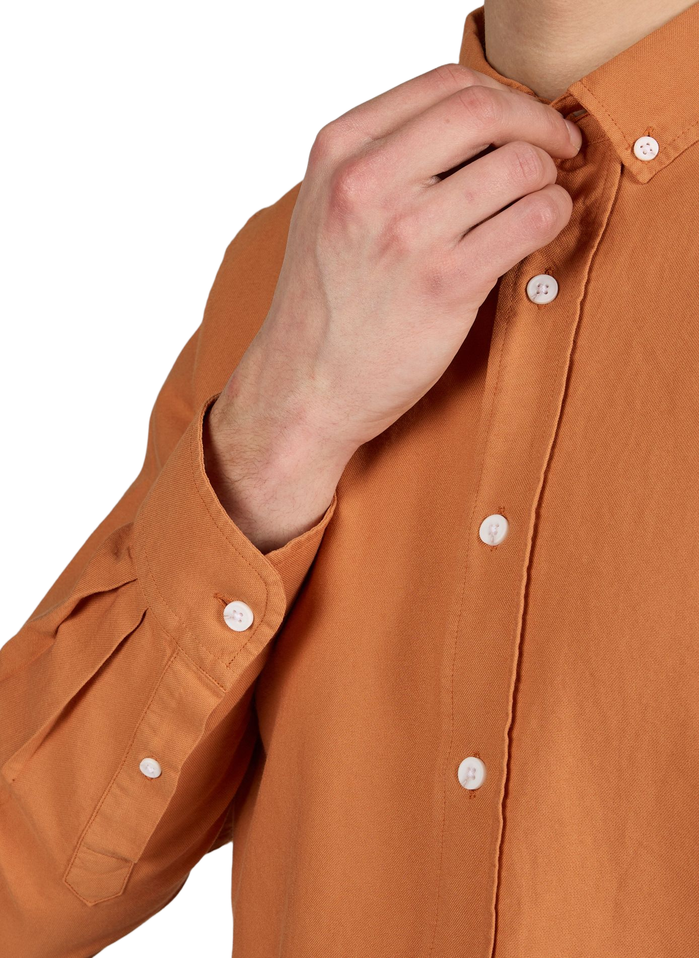 Chemise Ivoy en coton FAGUO Orange