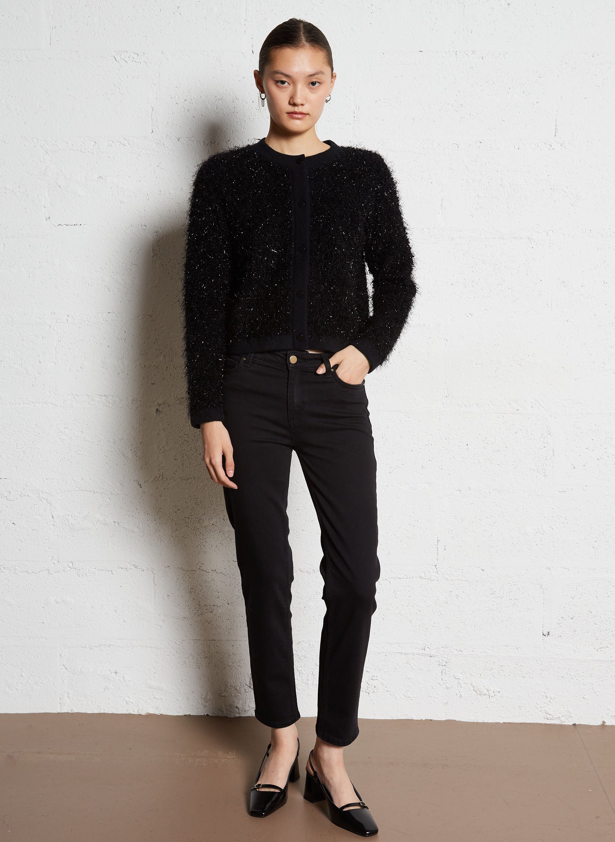 Escarpins en cuir vernis dadelle JONAK Noir