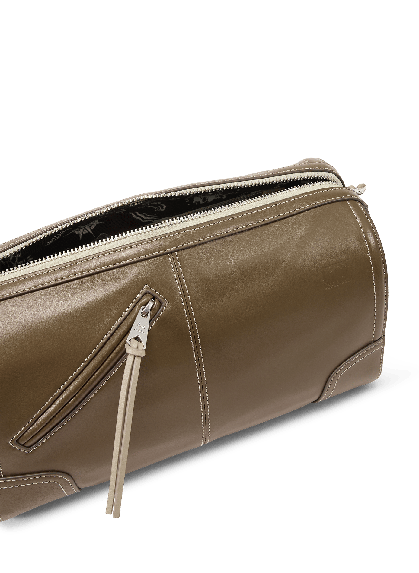 Sac à bandoulière en cuir PAUL SMITH Gris