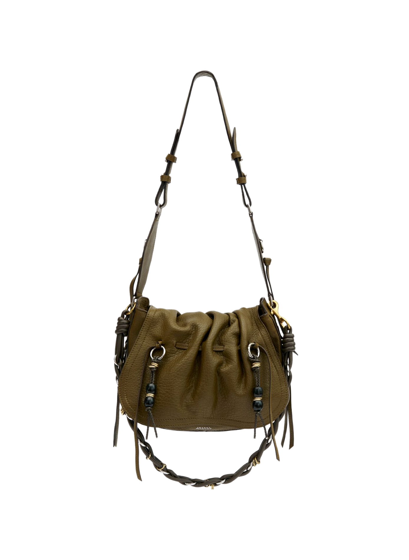 Sac porté épaule Bolton en cuir BOLTON Kaki