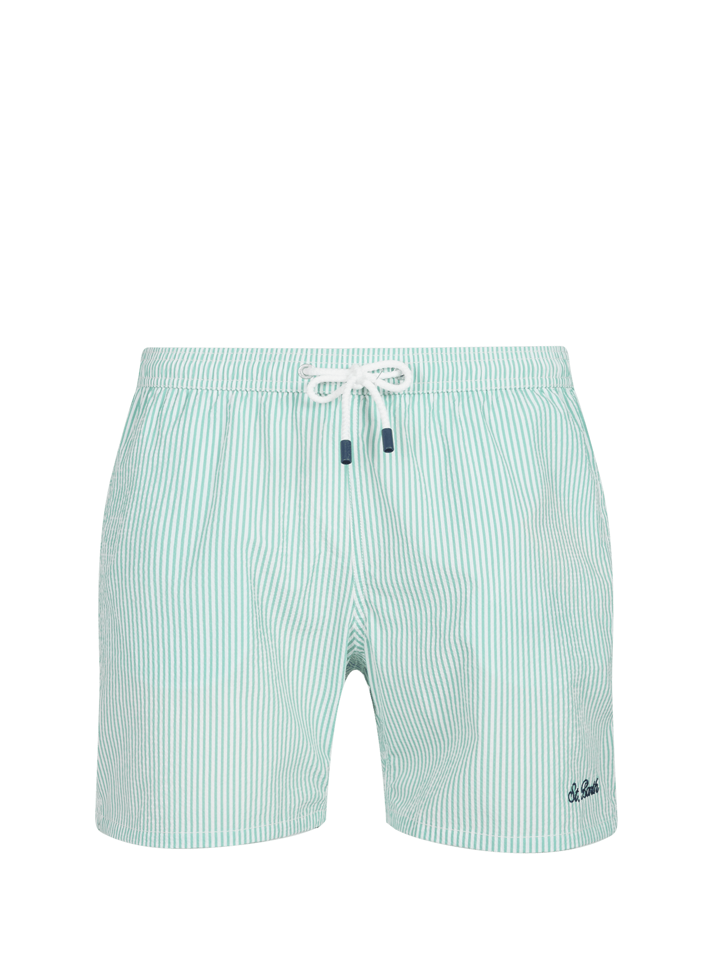 Recycled polyester swim shorts MC2 SAINT BARTH Green