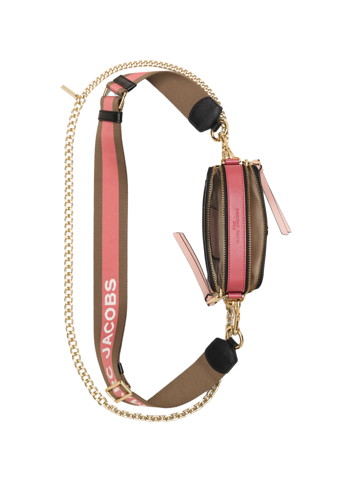 Sac The Colorblock Chain Snapshot en cuir MARC JACOBS Multicolour