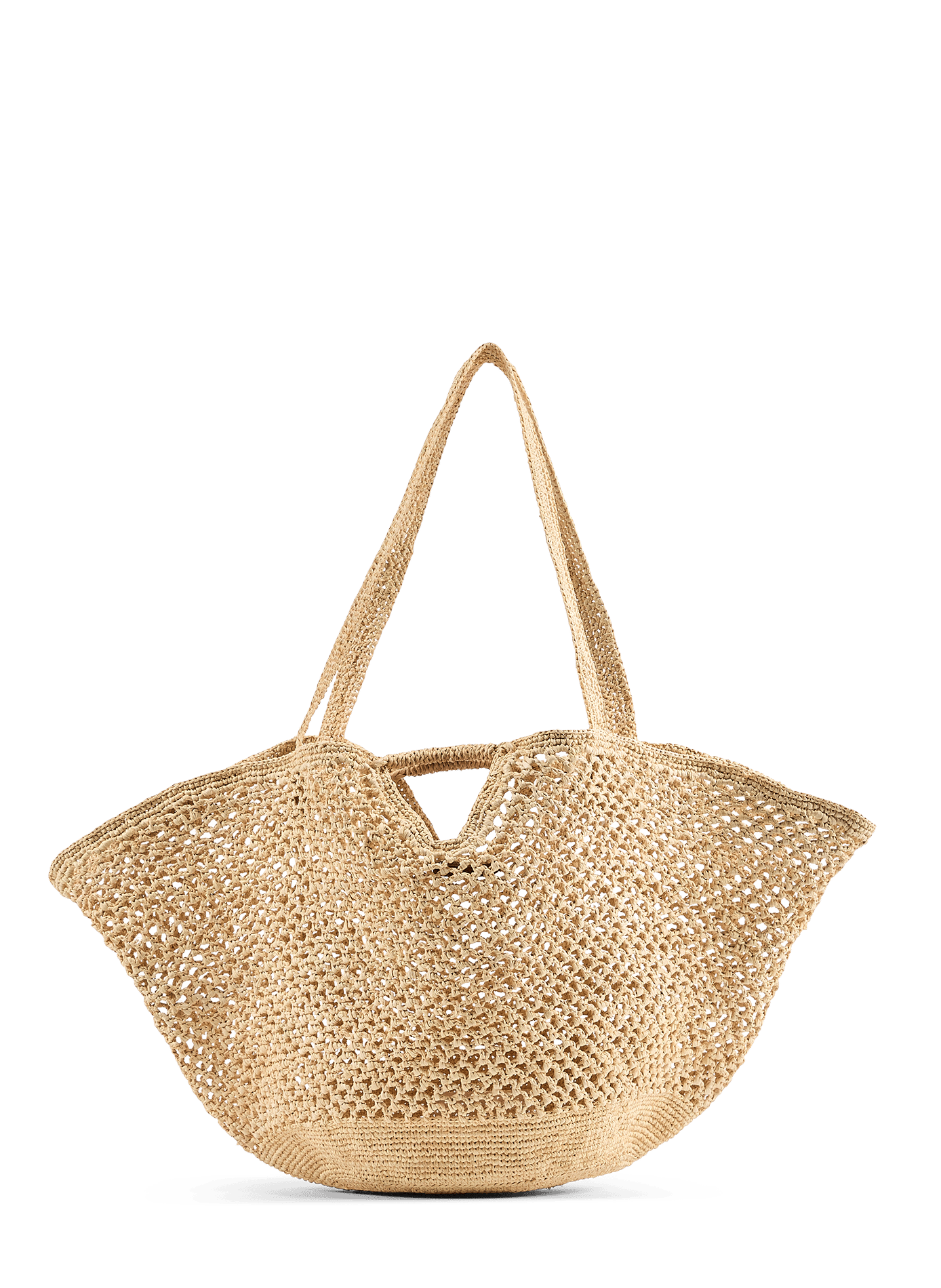 Marine raffia beach bag AMARRE Beige