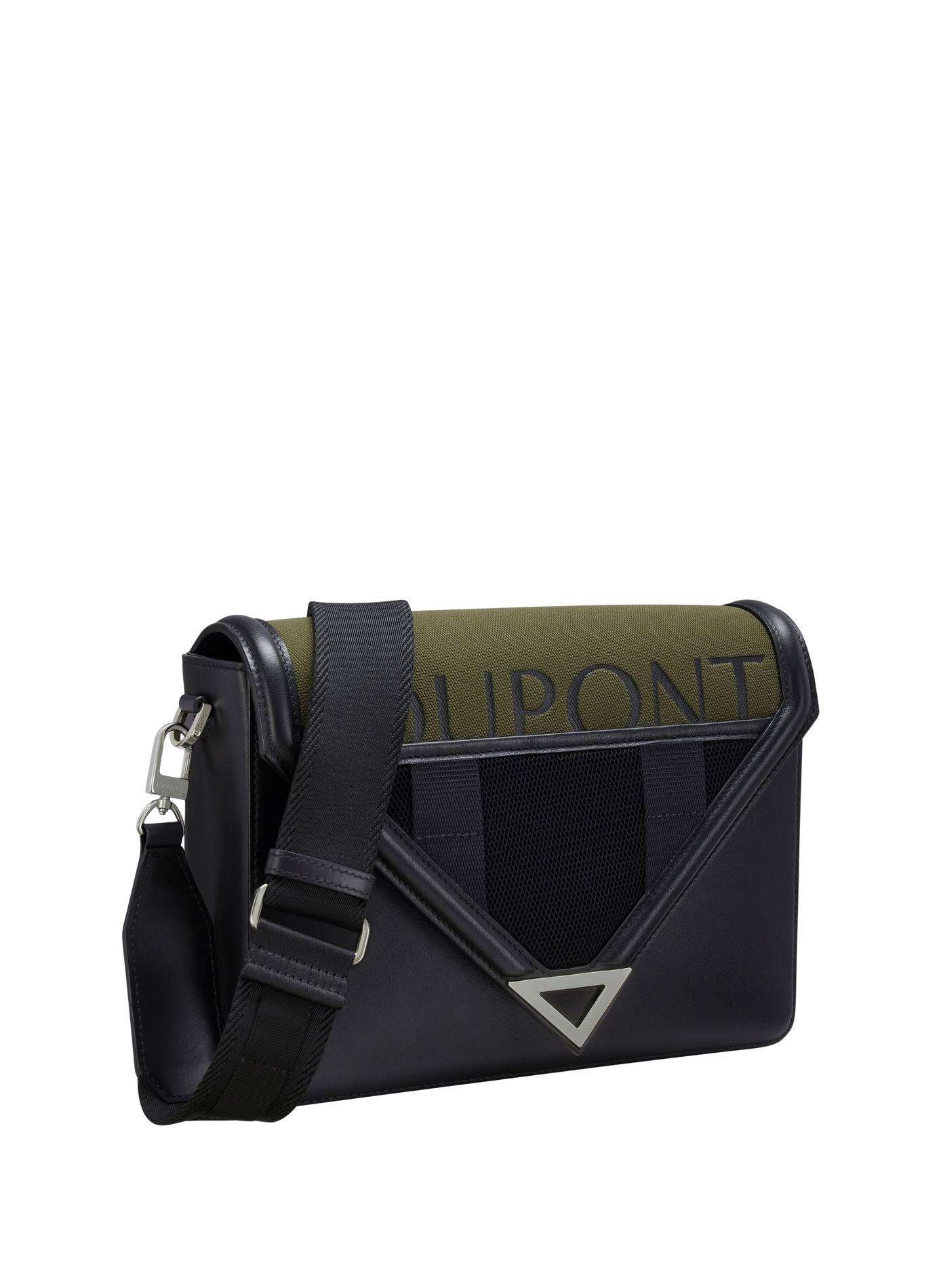 Messenger-Tasche "Explorer Challenge" aus Leder S.T. DUPONT Grun
