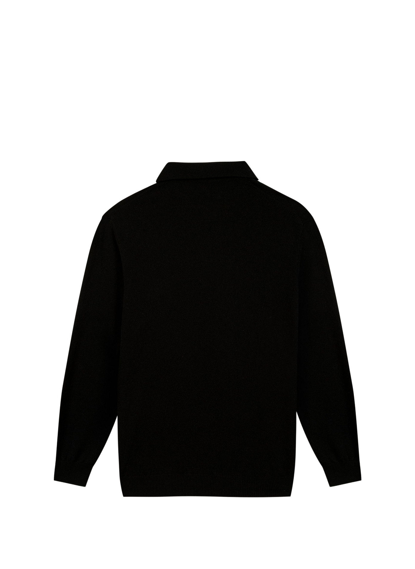 Oversized cashmere polo MAISON LABICHE Black