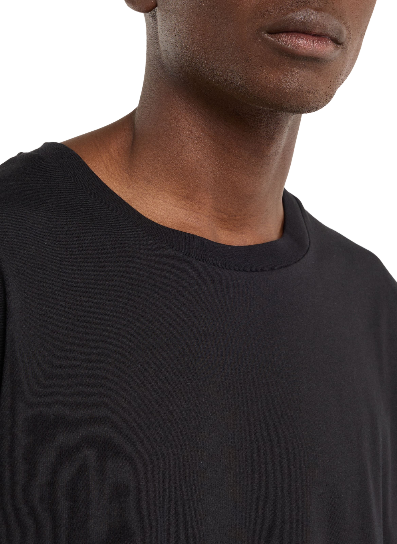 Rundhalsausschnitt T-Shirt Baff SAISON 1865 Schwarz