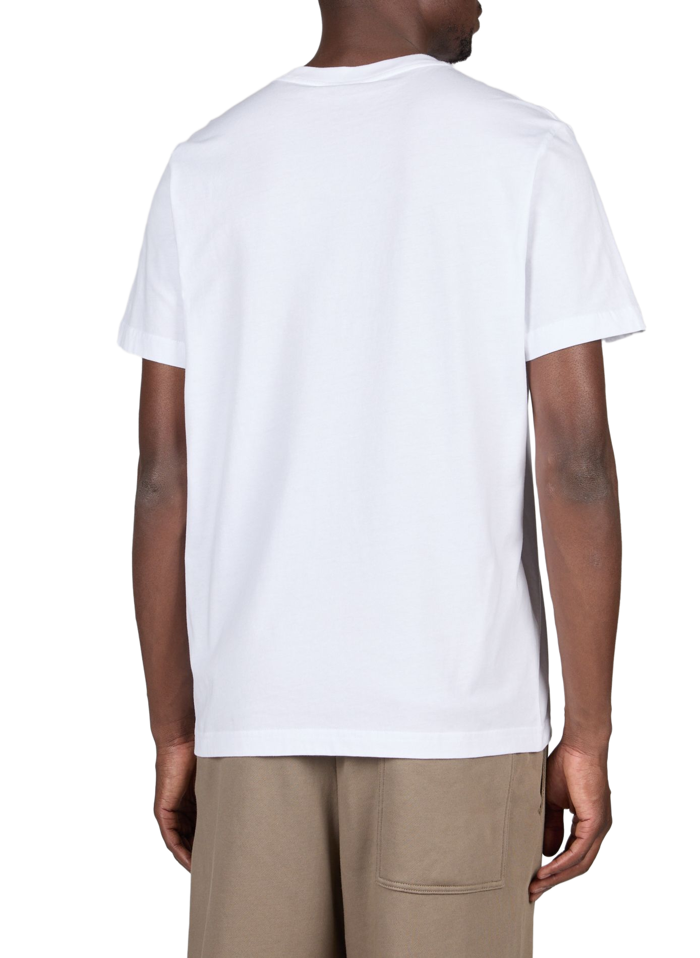 Straight printed cotton T-shirt MOOSE KNUCKLES White