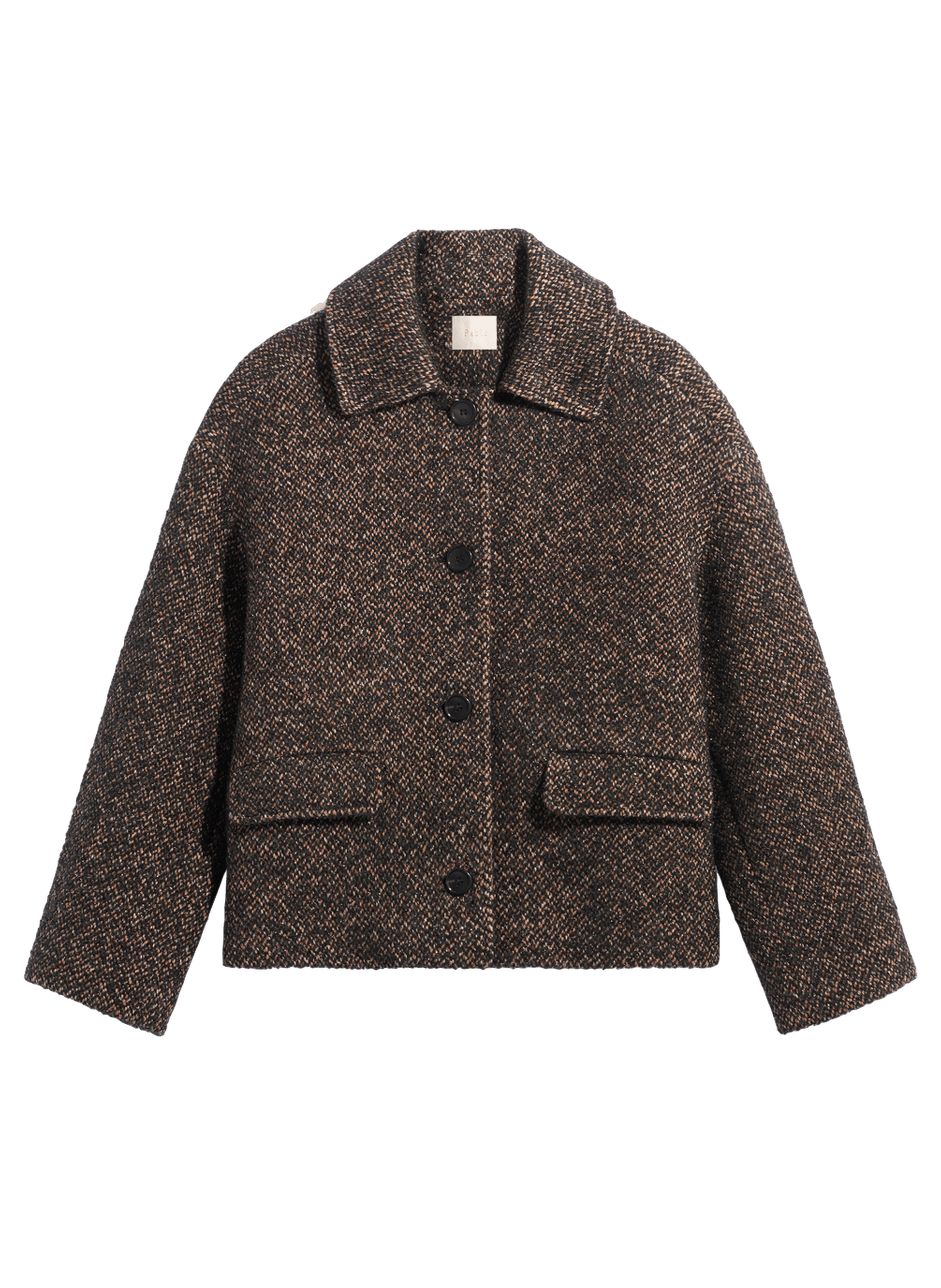 Blouson en tweed à lurex - joie PABLO Noir