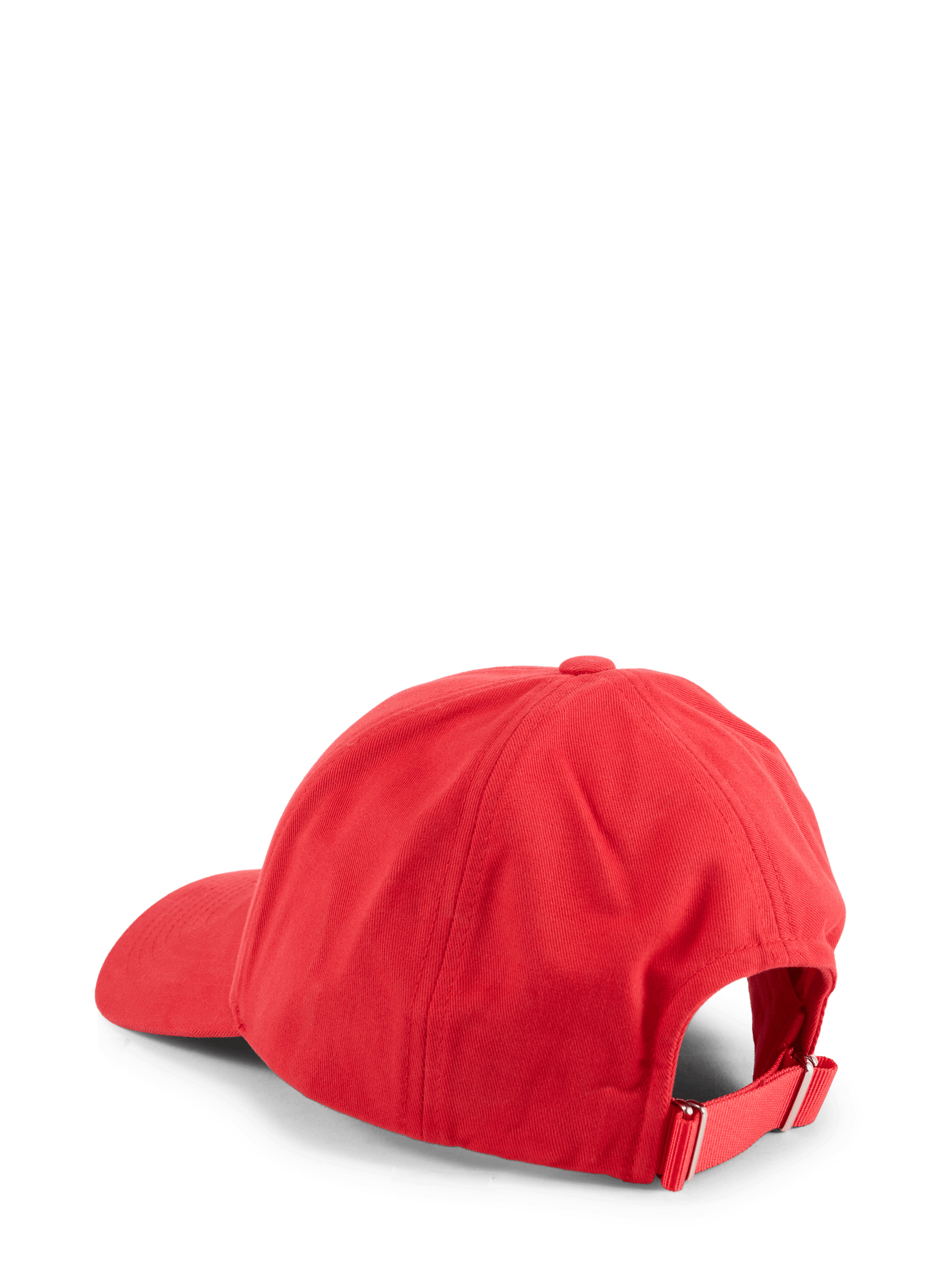 Effen katoenen pet VARSITY Rood