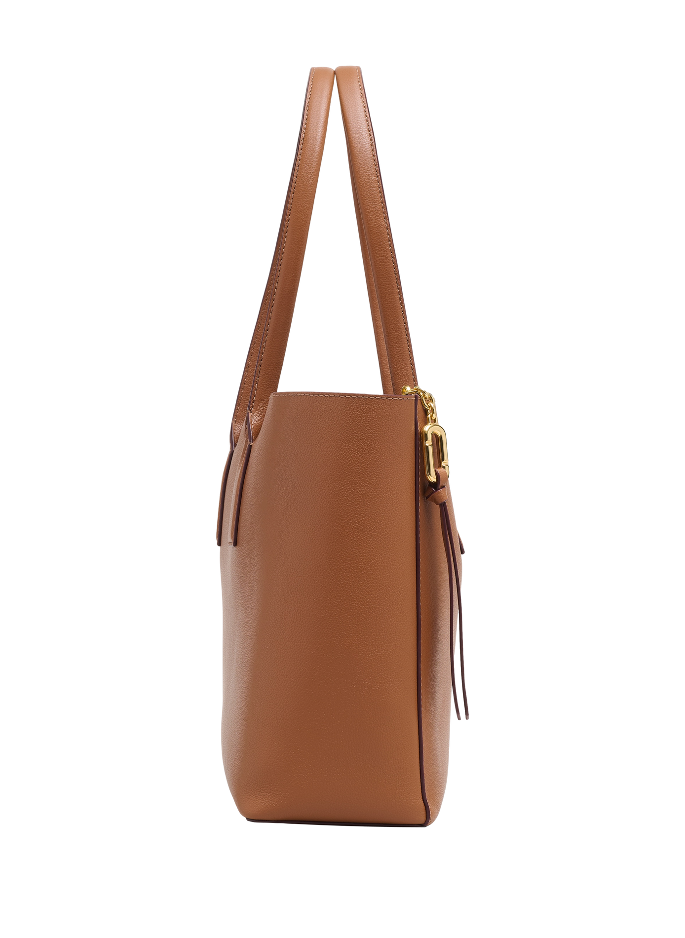 Pop J Marc Work Tote leather tote bag MARC JACOBS Brown