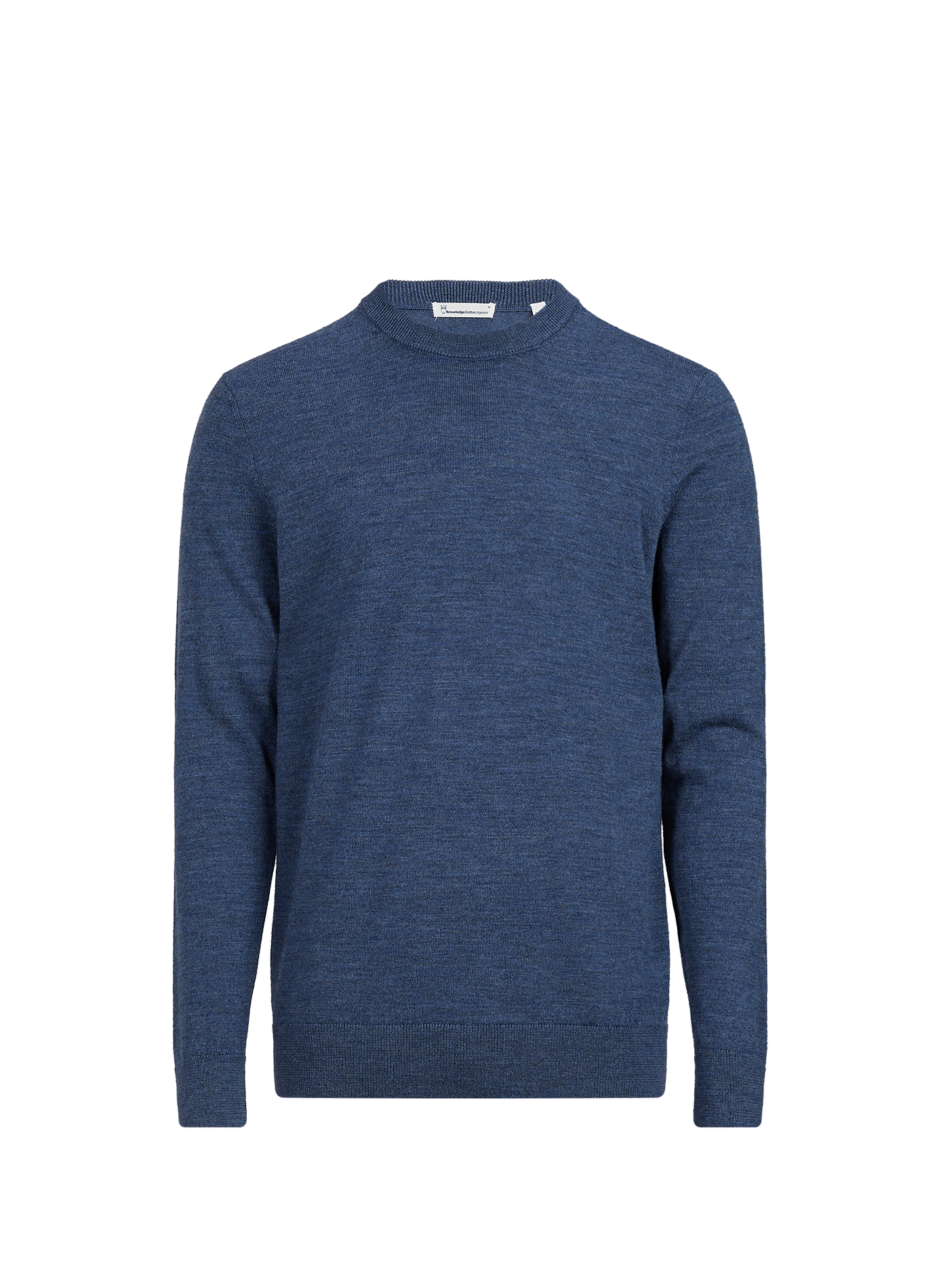 Organic cotton round-neck jumper KNOWLEDGE COTTON Blue