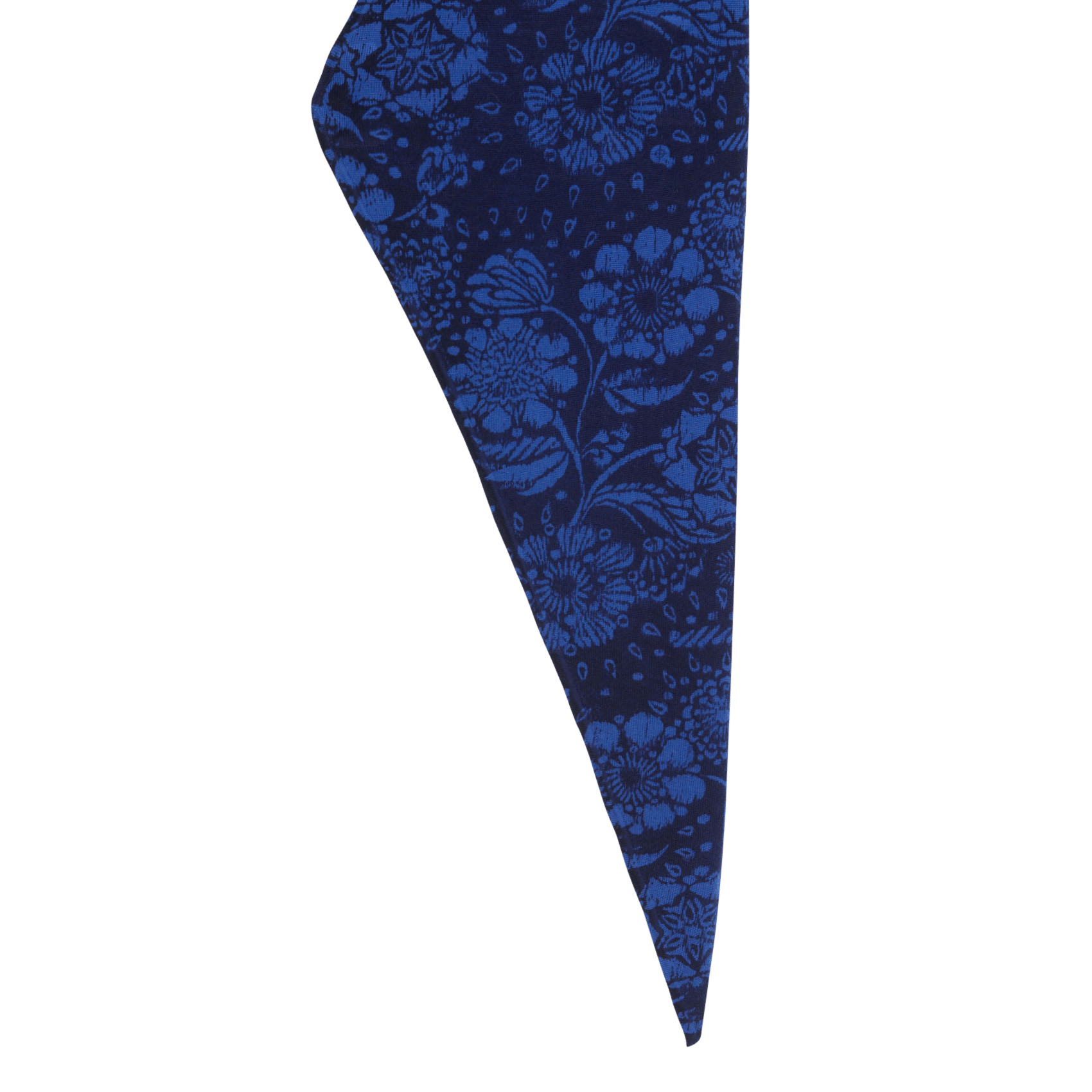 Driehoekige wollen sjaal LA FEE MARABOUTEE Blauw