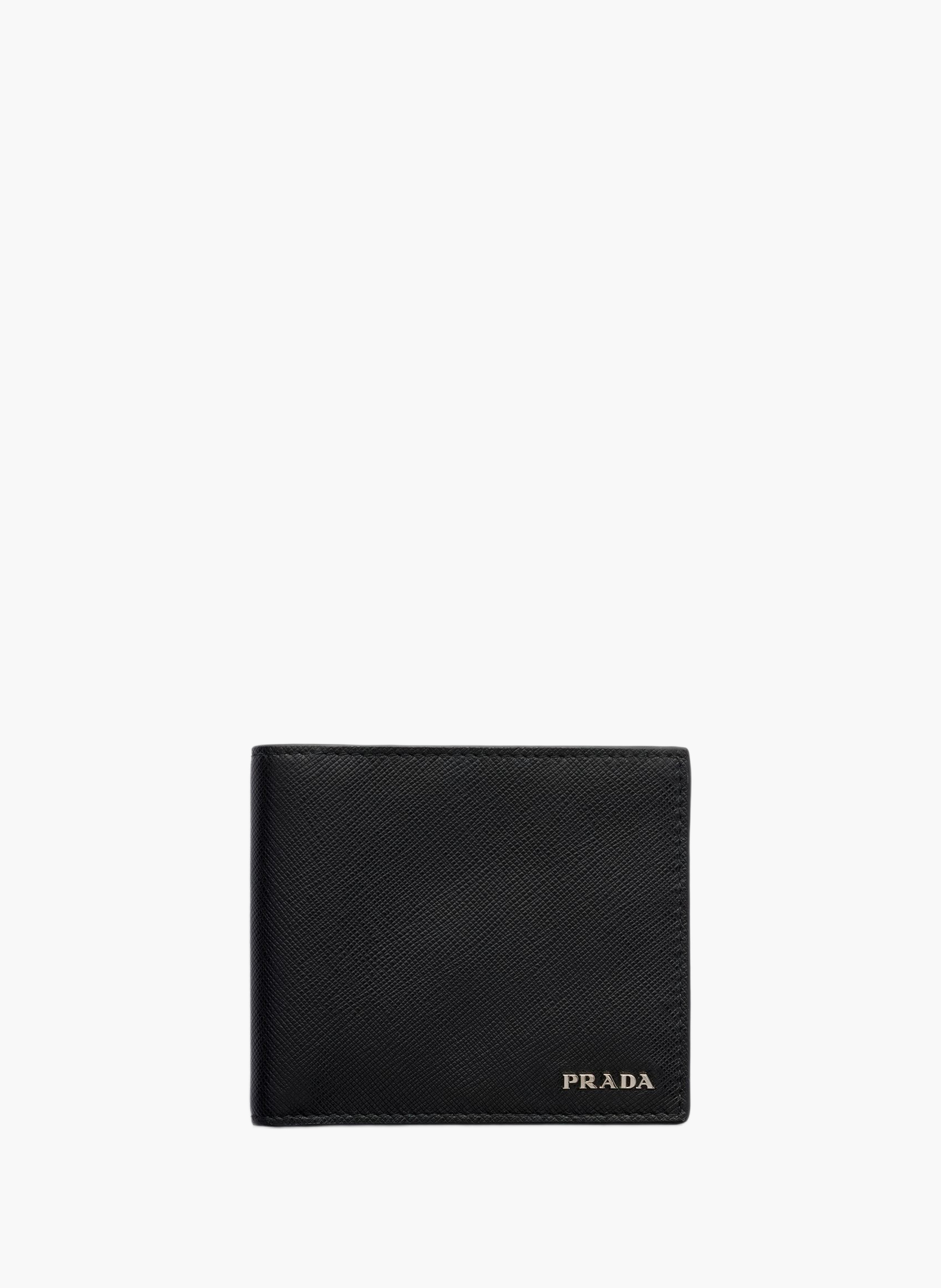 Portefeuille en cuir PRADA Noir