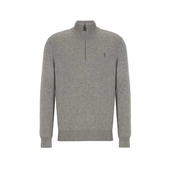 Pull col zippé en laine