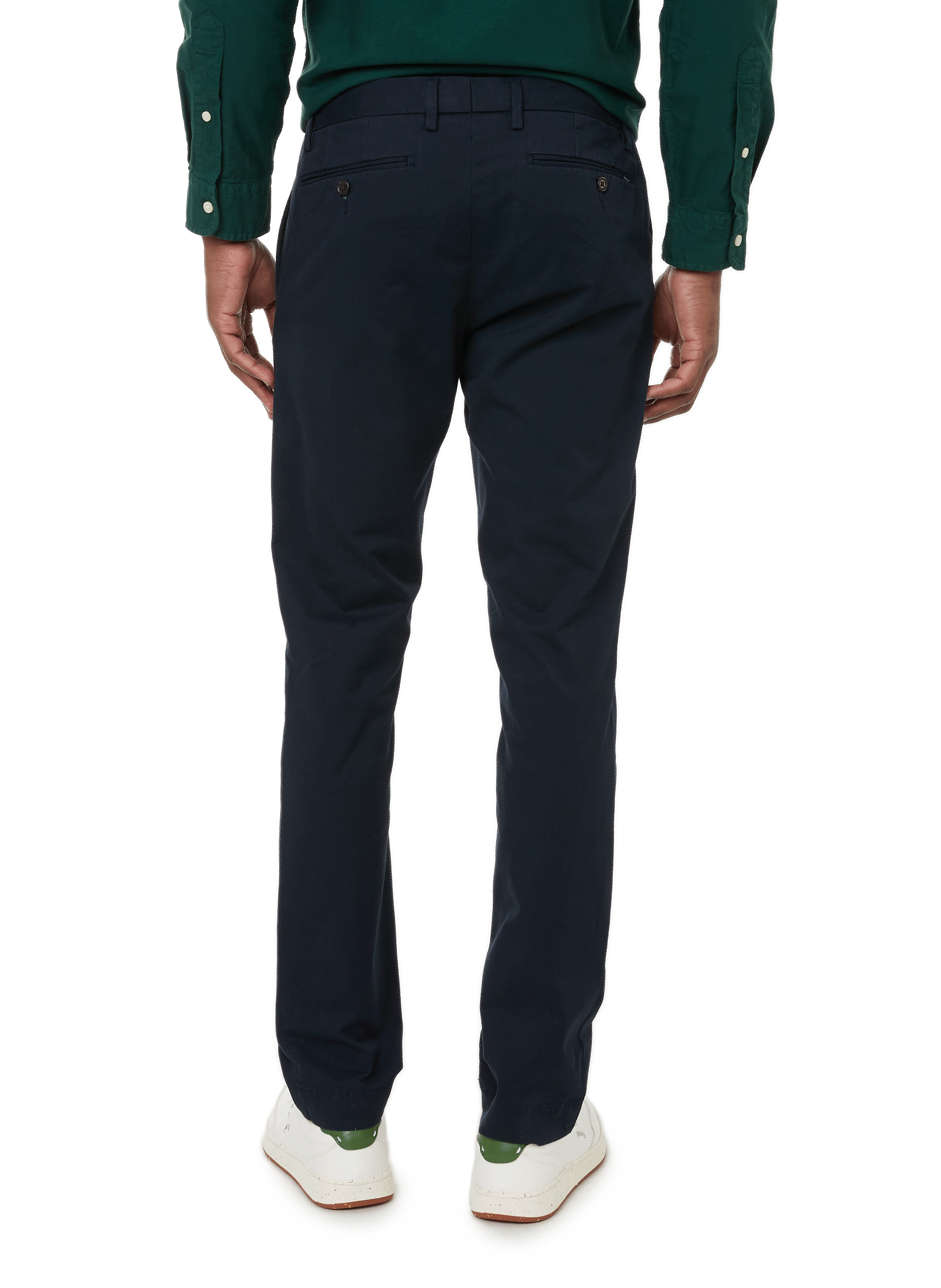 Slim-fit stretch cotton trousers POLO RALPH LAUREN Blue