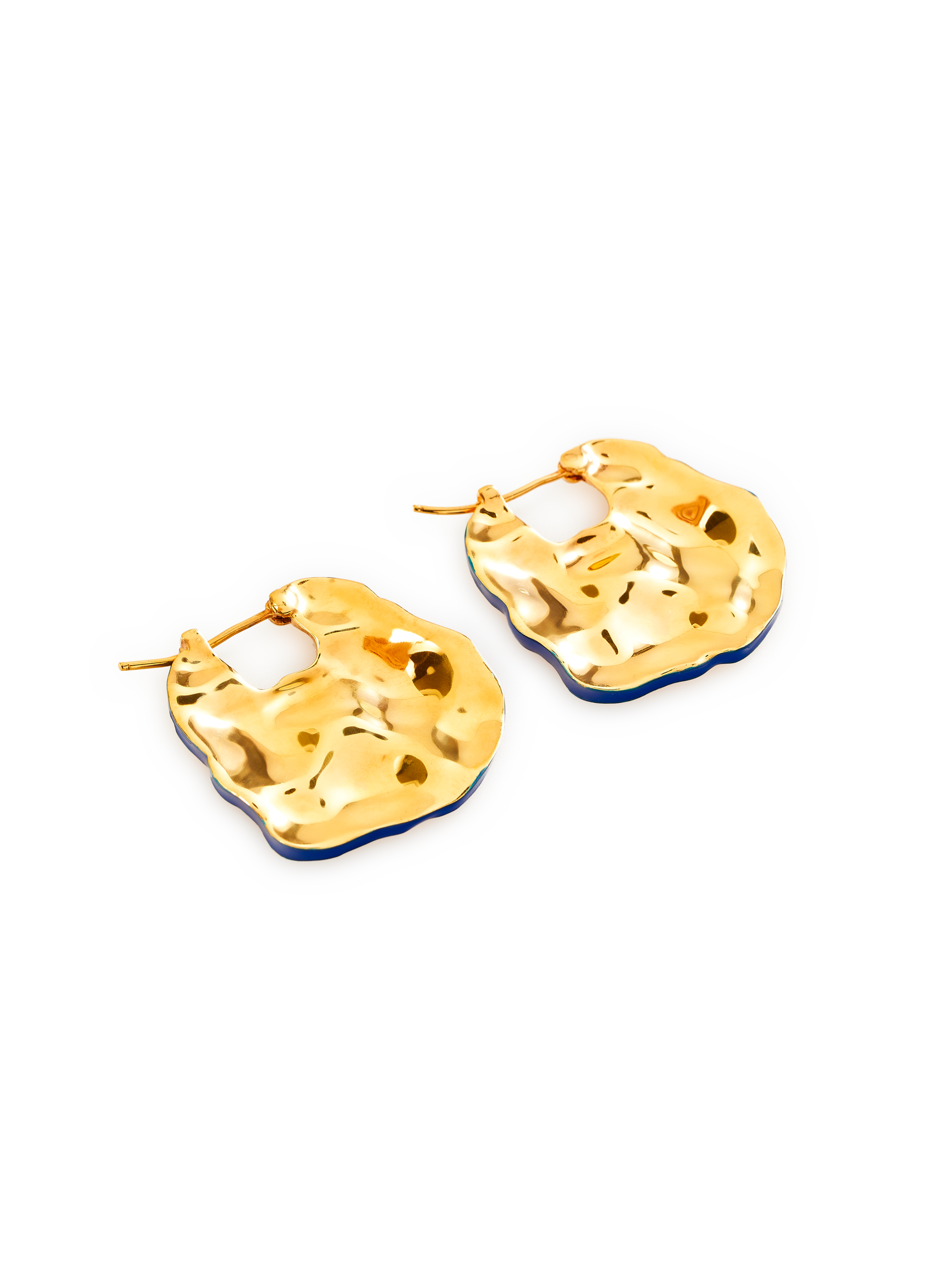 Boucles d'oreilles martelé