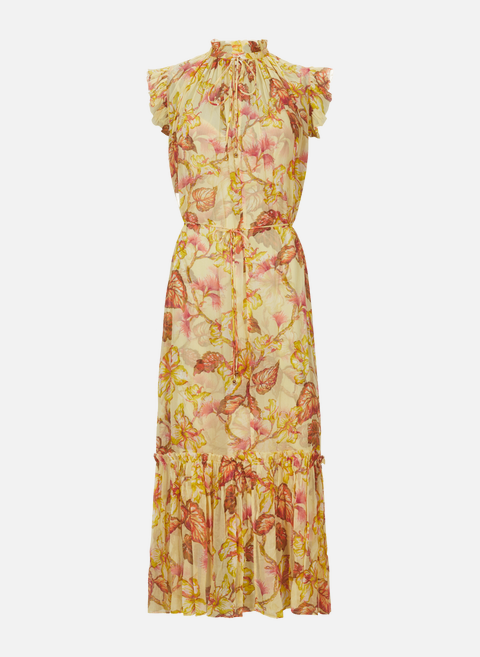 Long patterned dress MulticolorZIMMERMANN 
