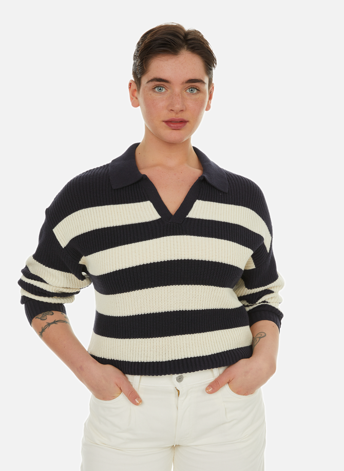 Pullover mit V-Ausschnitt und Streifen LEVI'S