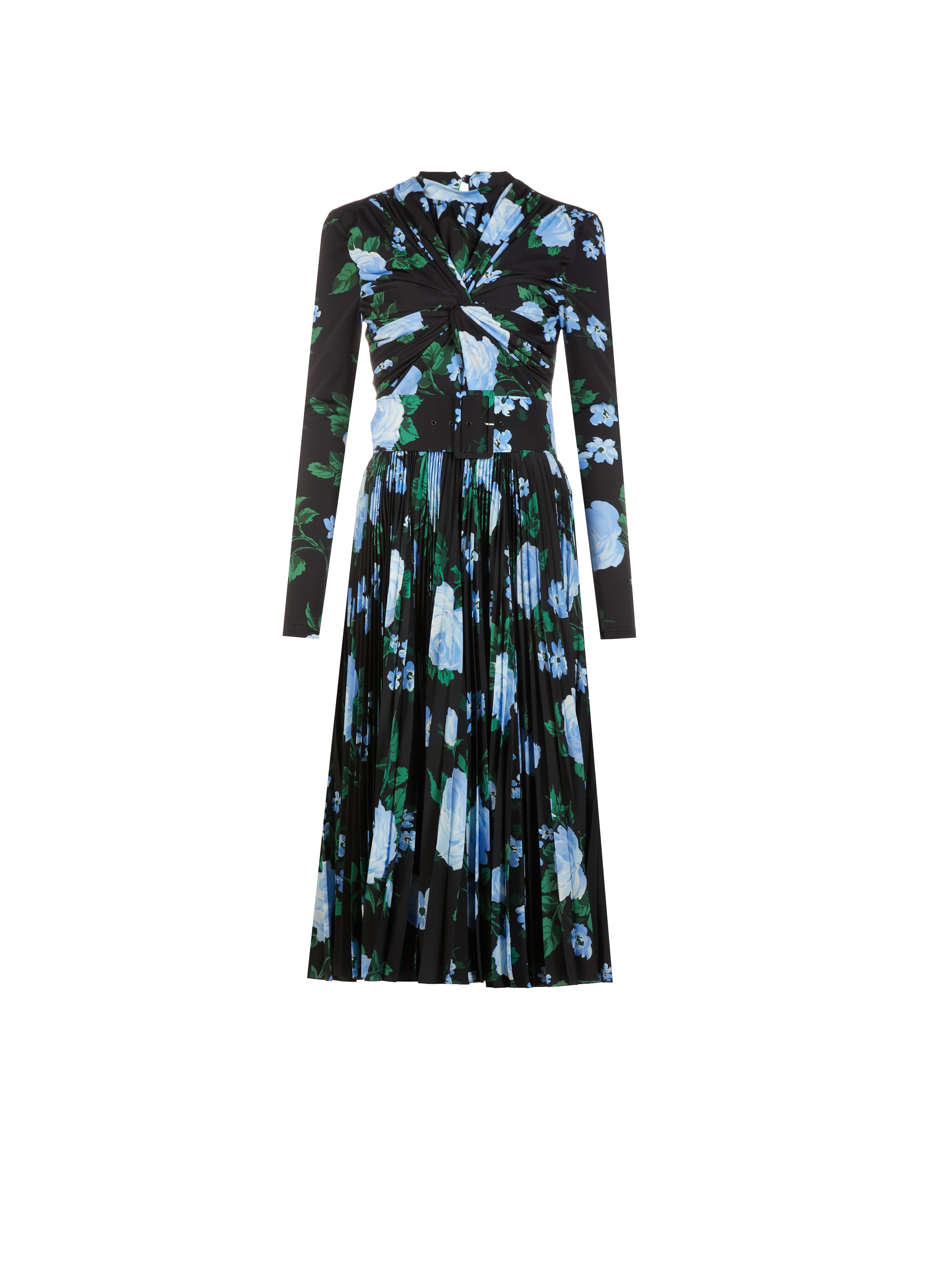 Robe midi plissé RICHARD QUINN Multicolore