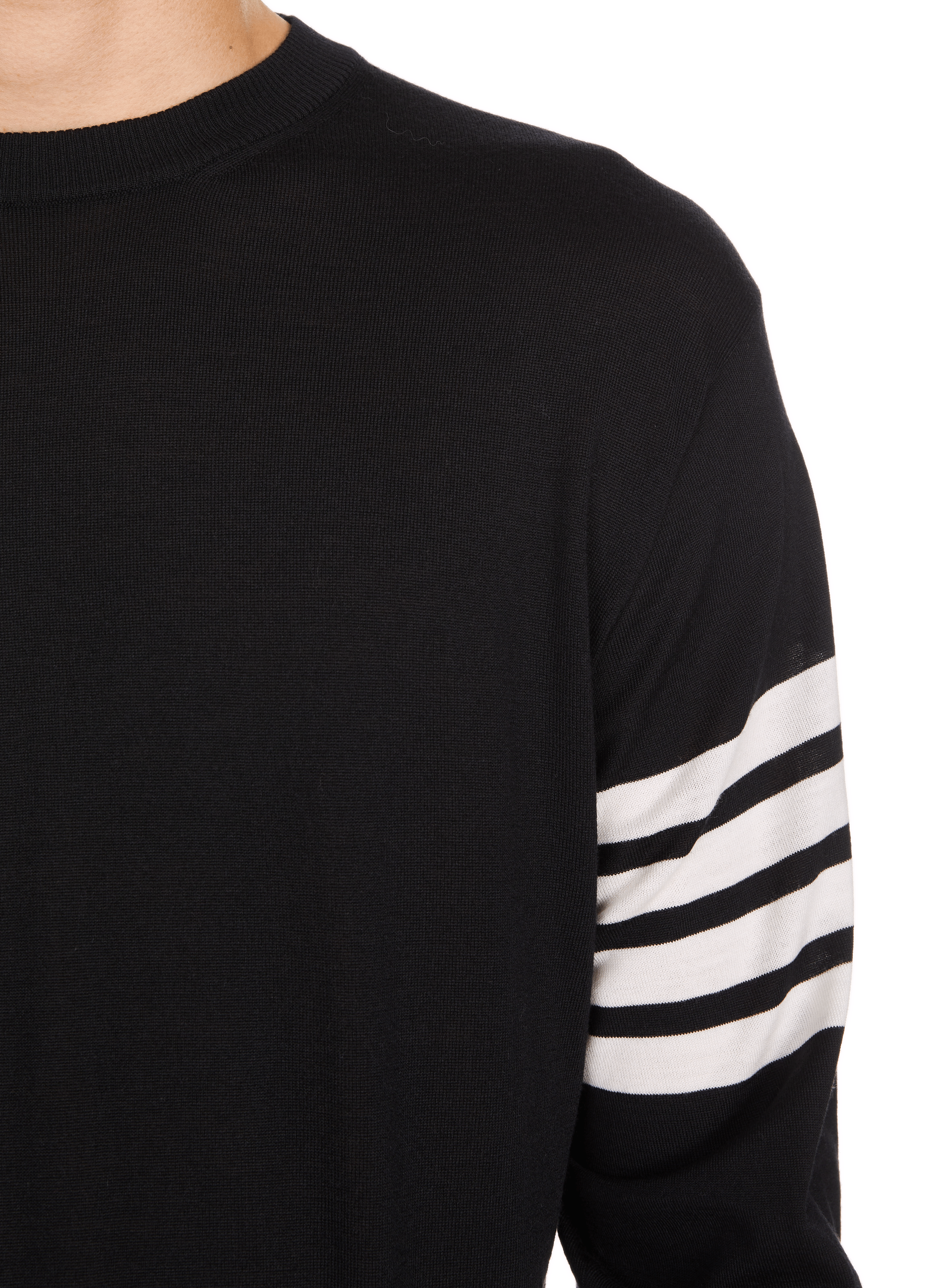 Crew-neck jumper THOM BROWNE Black