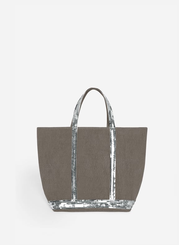 Cabas m en lin Gris by VANESSA BRUNO VANESSA BRUNO Cabas m en lin Gris