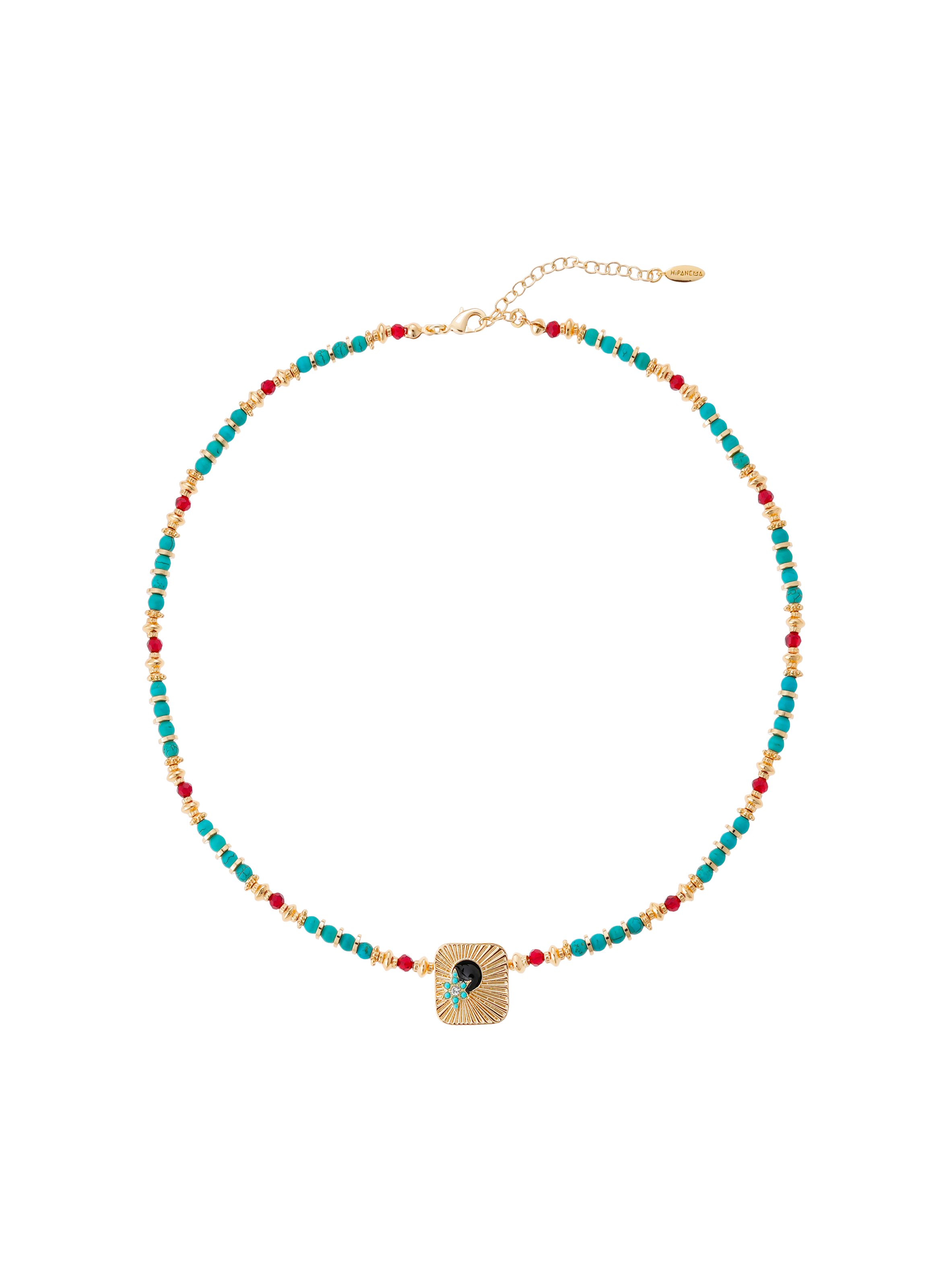Collier ras de cou akhena HIPANEMA Bleu
