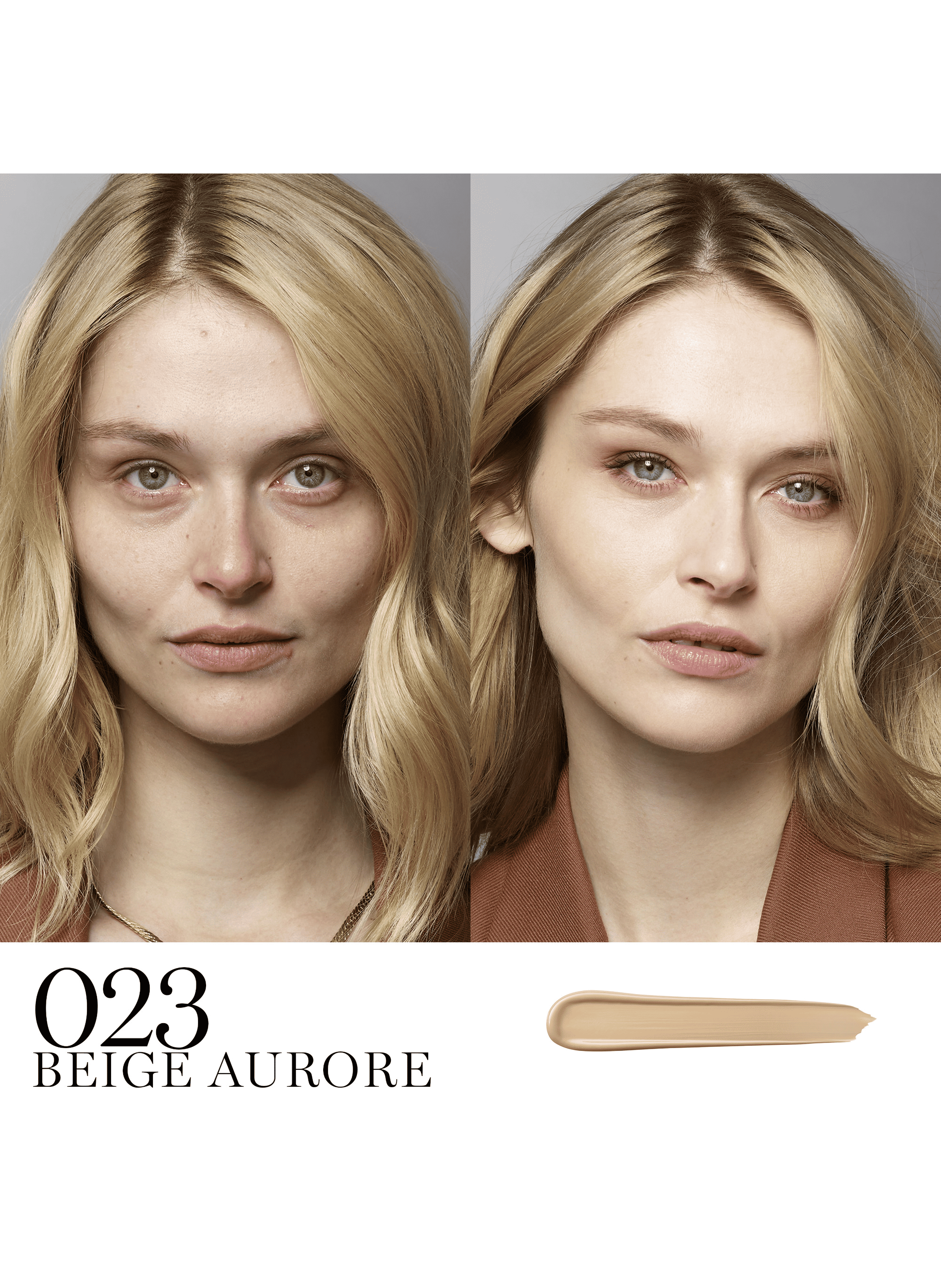 Teint Idôle Correcteur et Fond de Teint 2 en 1 - Tenue & Hydratation 24h 023 beige aurore