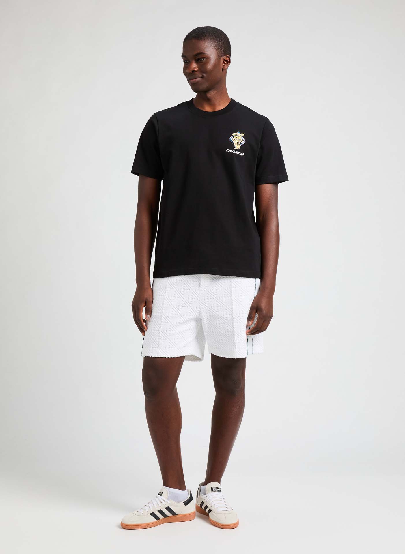 T-shirt Diamond Column CASABLANCA PARIS Black