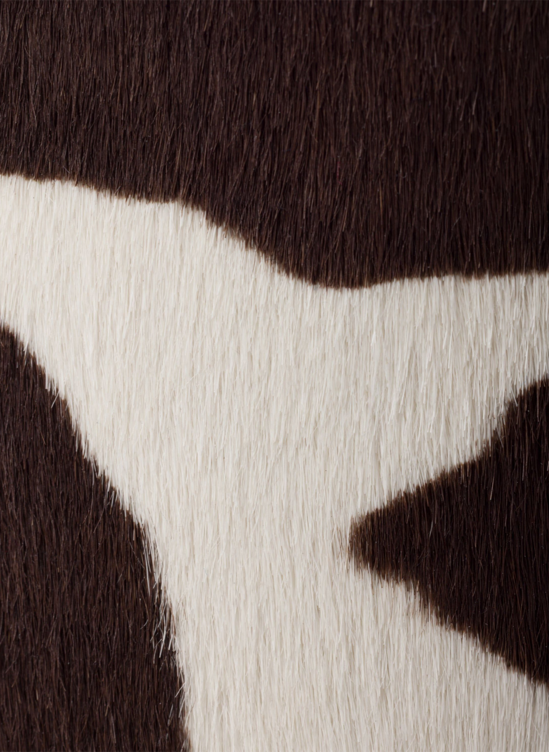 Mules en cuir imprimé Blanc