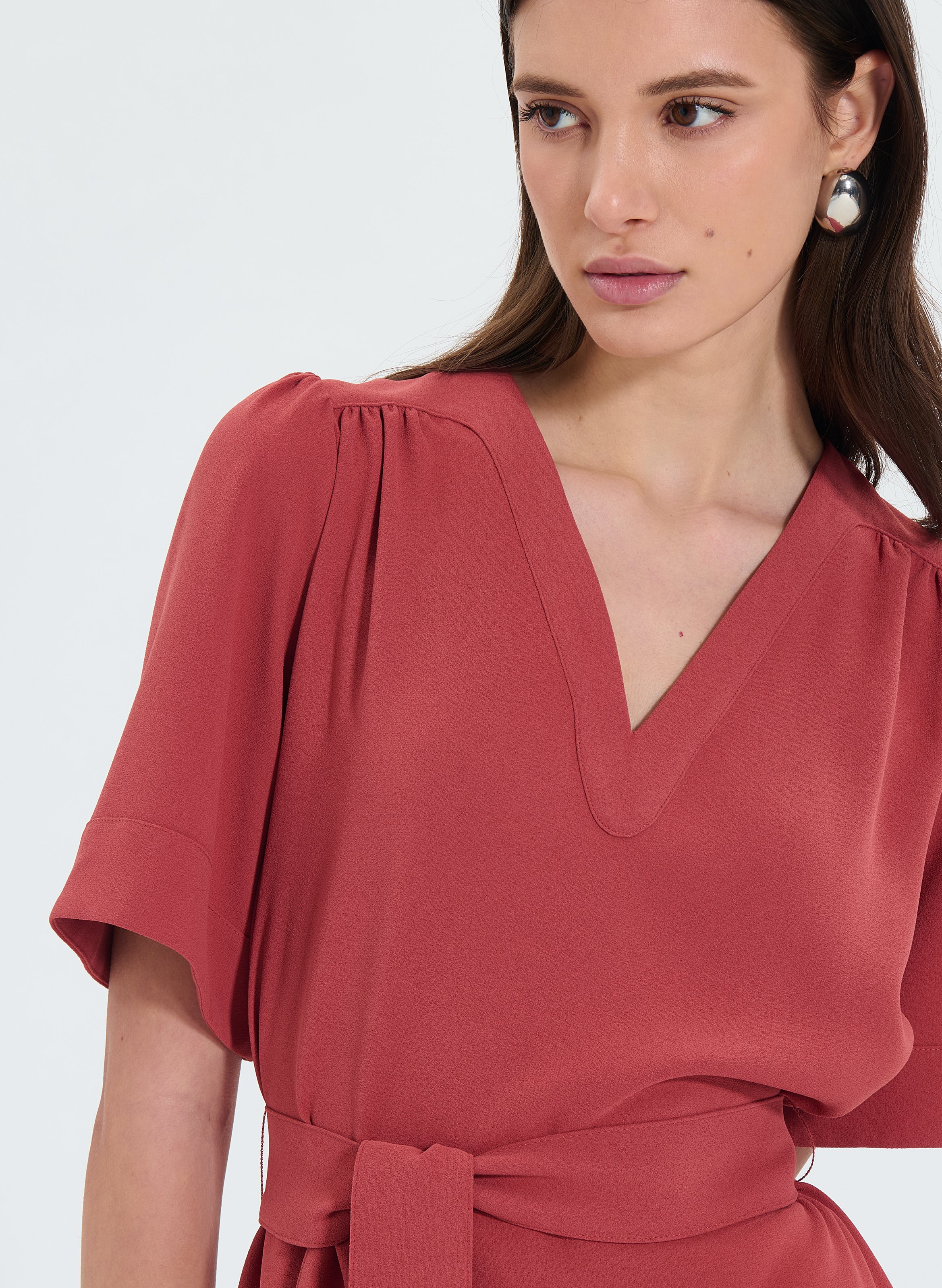 Robe  retie ZAPA Rouge