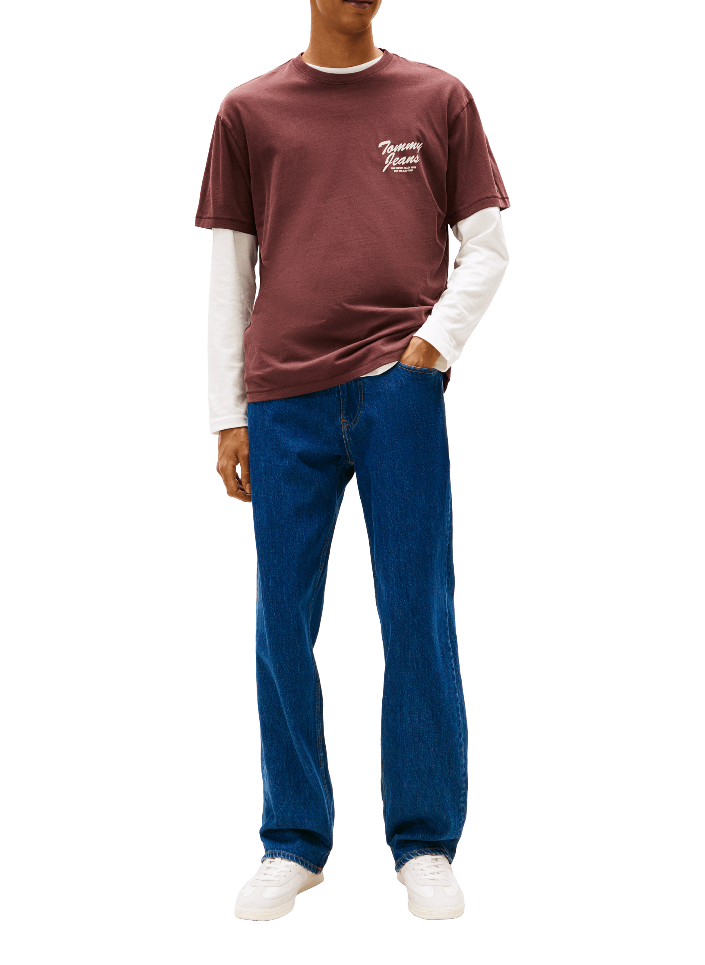 Classic Cotton T-Shirt TOMMY HILFIGER Brown