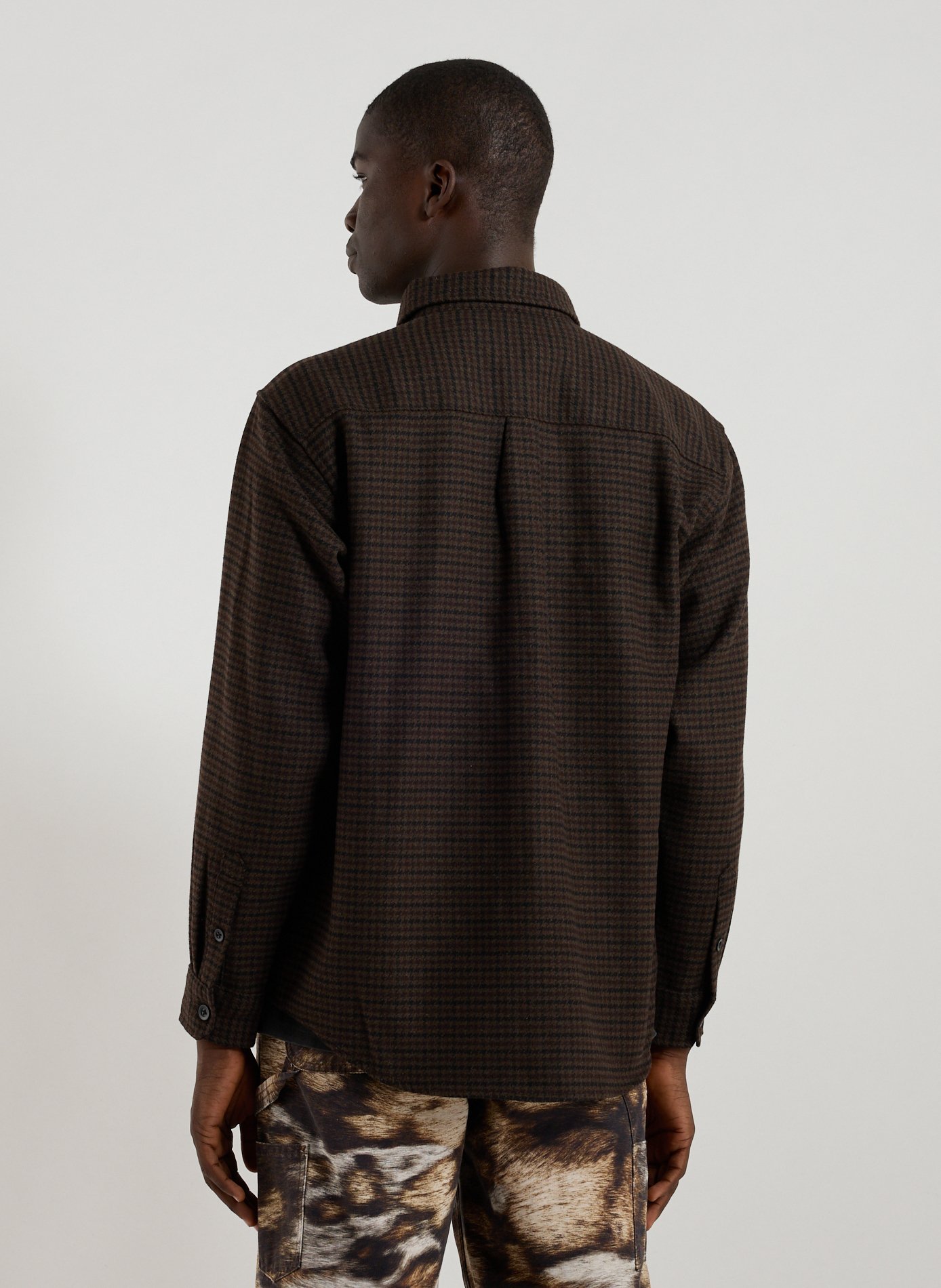 Wool-blend shirt CARHARTT WIP Brown