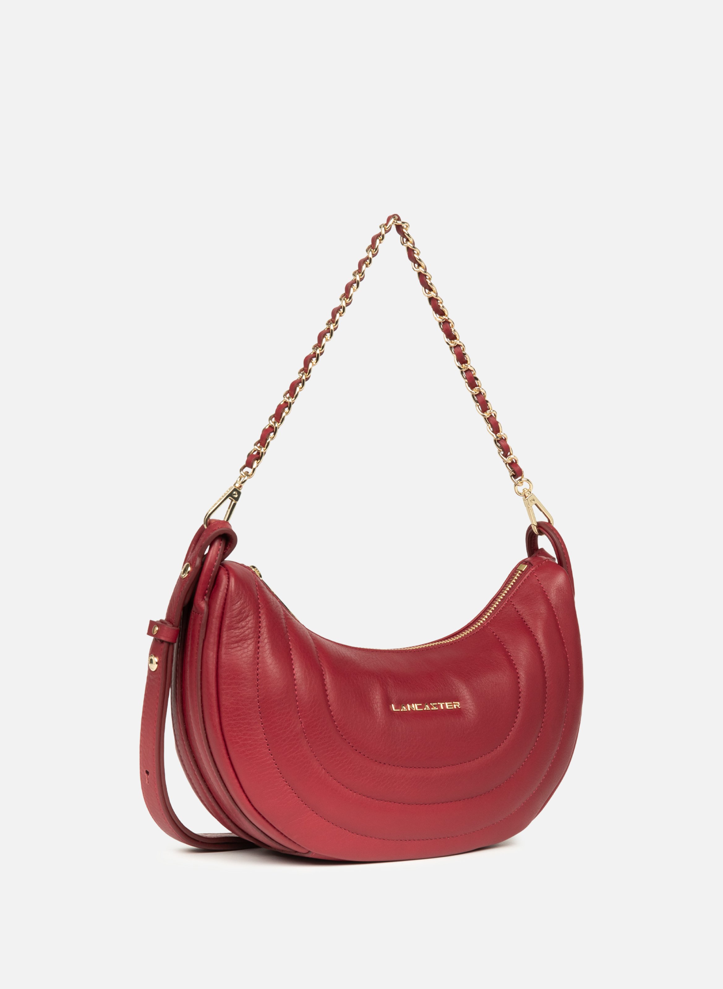 Hobo bag - Soft Matelassé LANCASTER Red