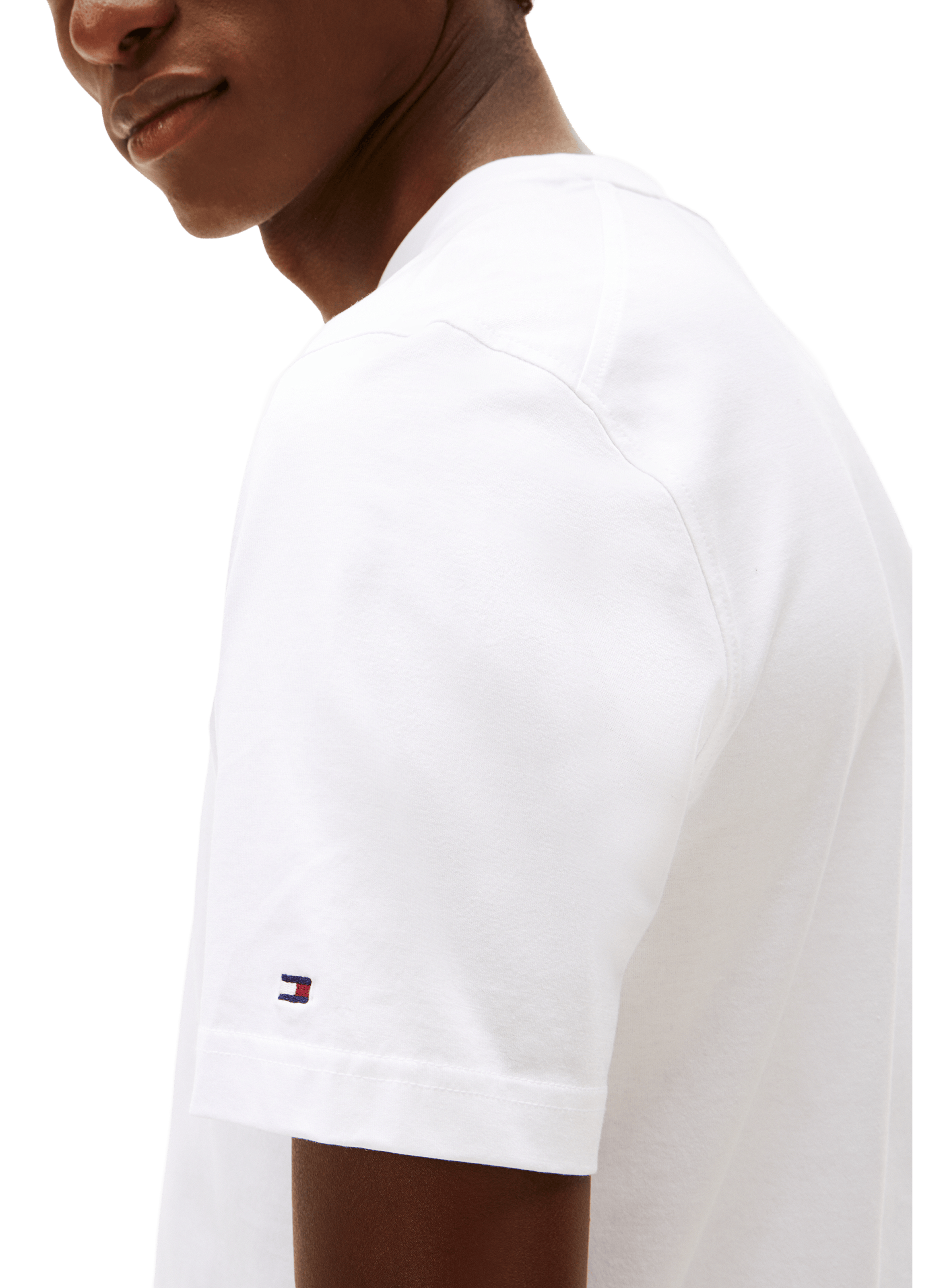 Short-Sleeve Cotton T-Shirt  TOMMY HILFIGER White