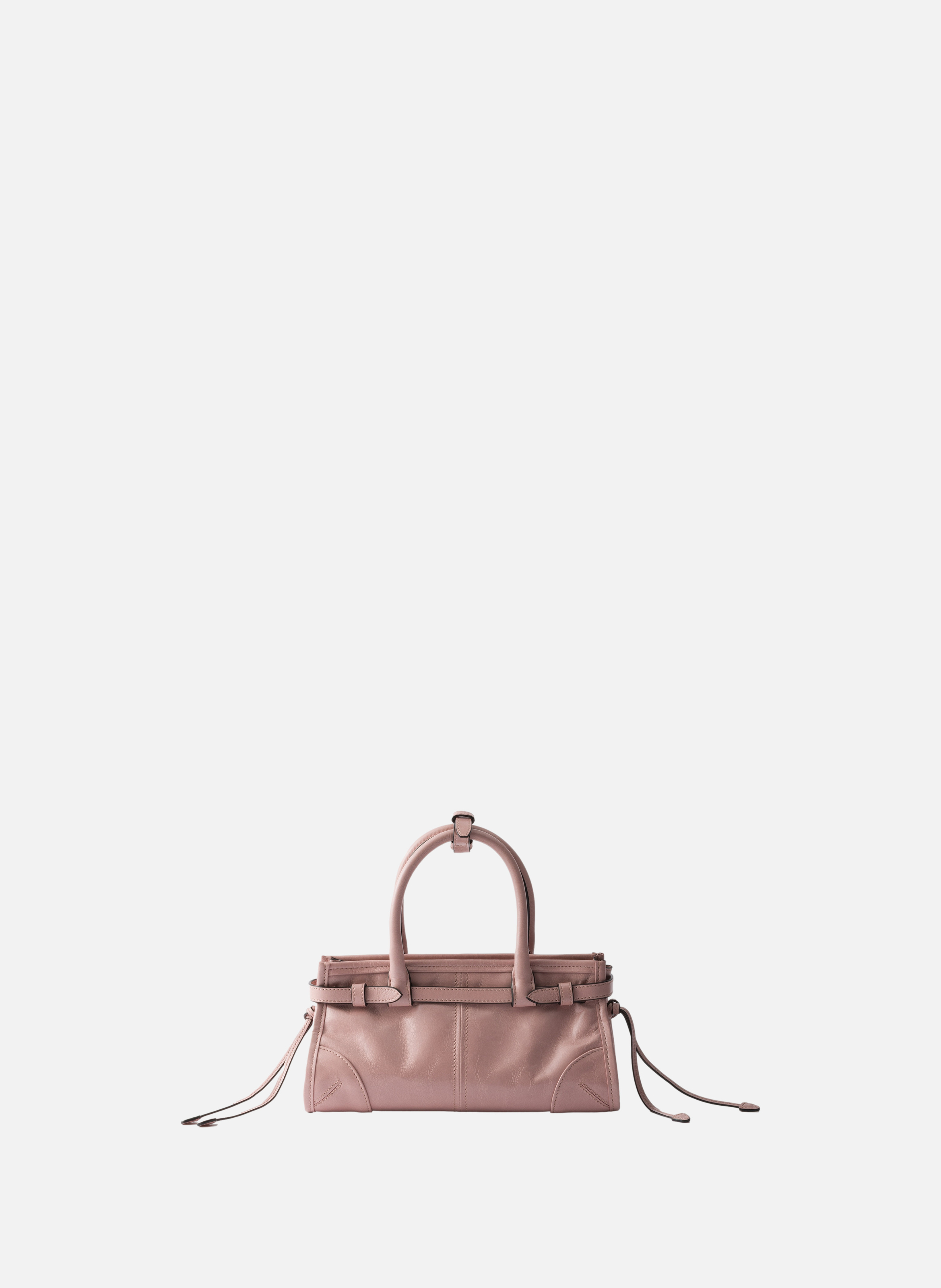 Mini sac à main prada bonnie en cuir PRADA Rose