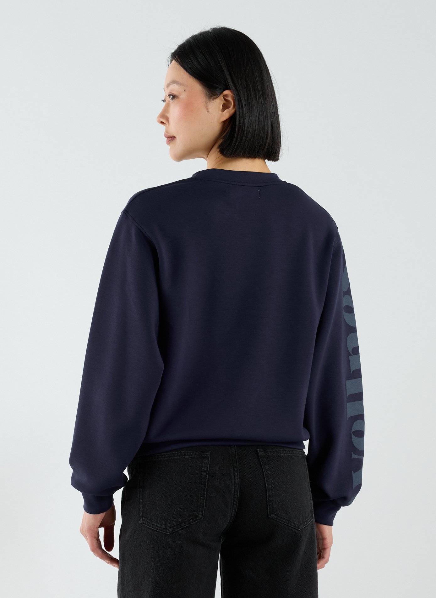 Straight sweatshirt BANANA MOON Blue