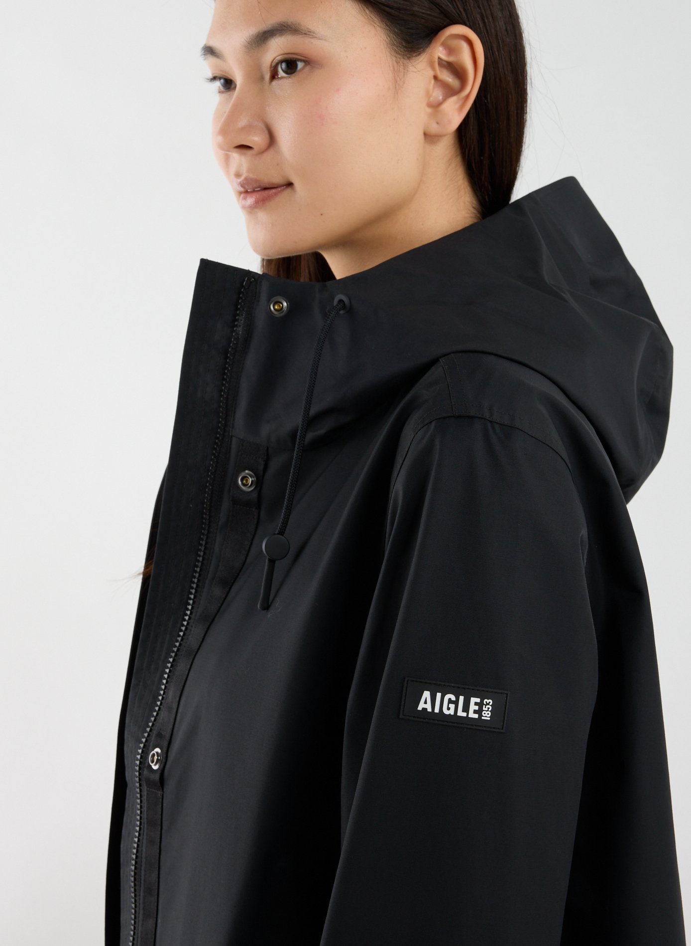Parka Fishtail imperméable AIGLE Noir