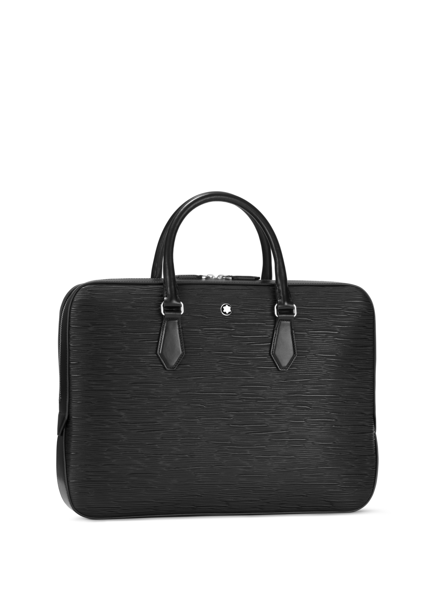 Leather document holder with shoulder strap MONTBLANC Black