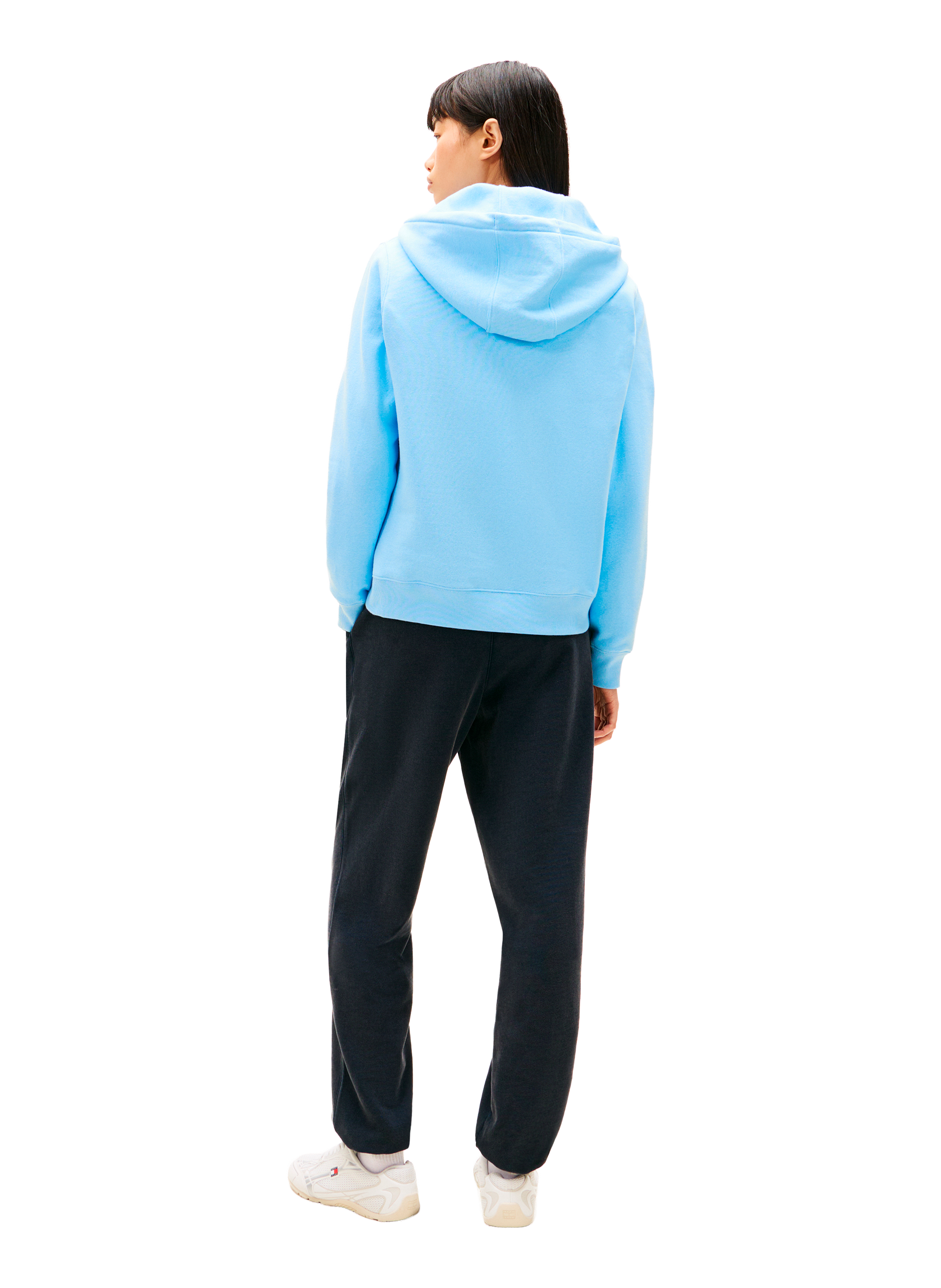 Hoodie in blended cotton TOMMY HILFIGER Blue