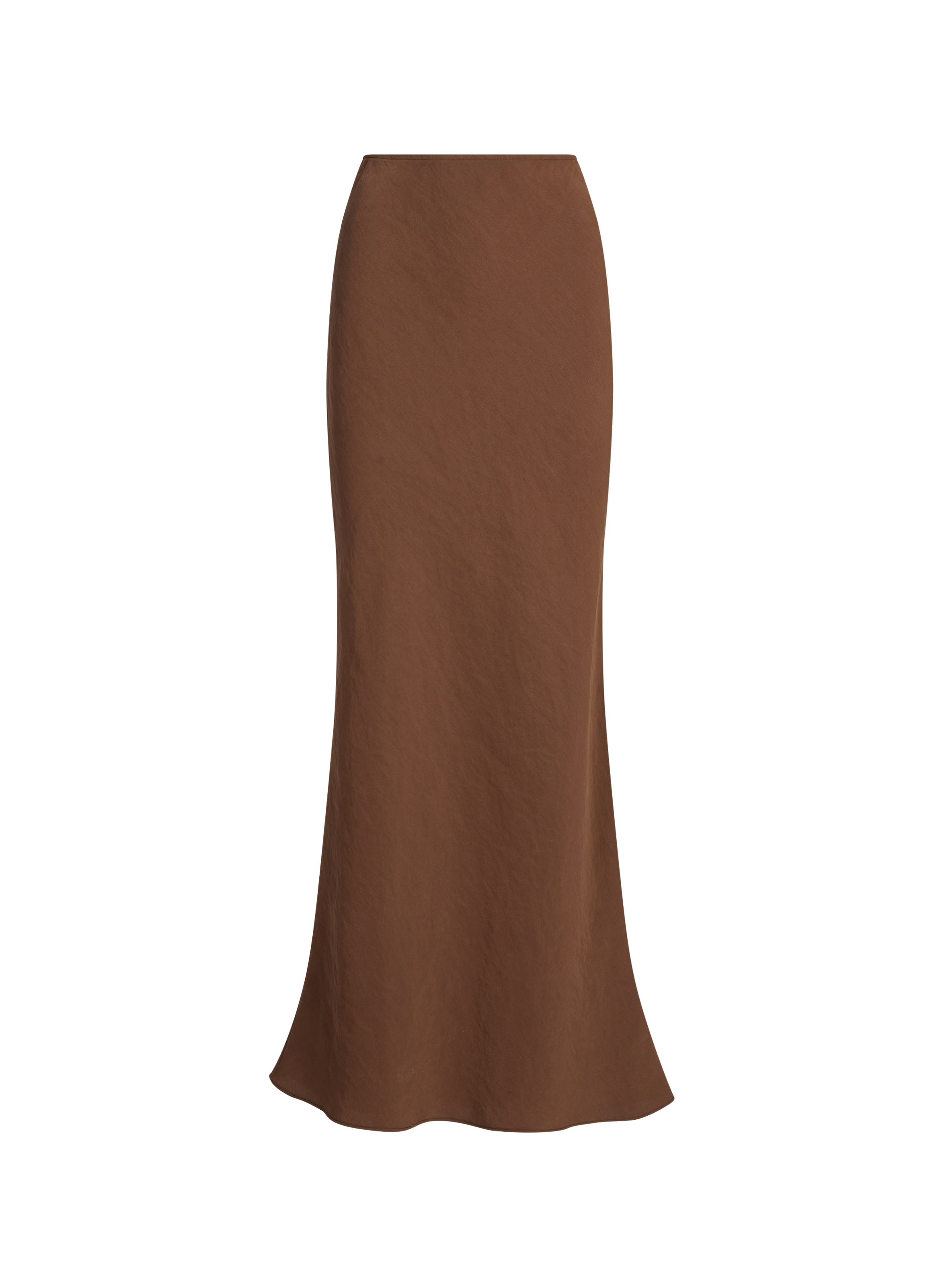 Jupe midi Tsisa TOPSHOP Marron