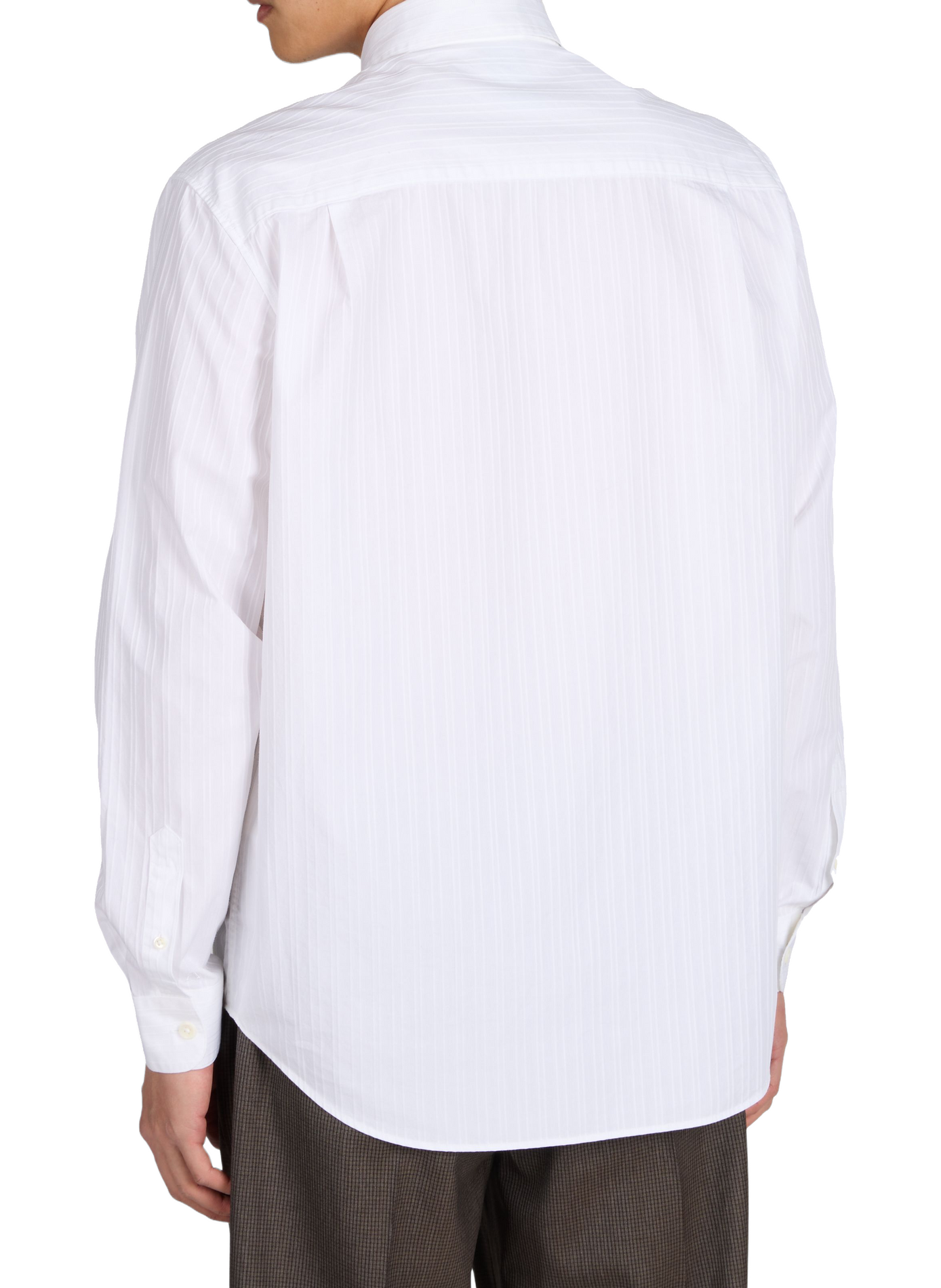 Straight striped cotton shirt ANNARR White