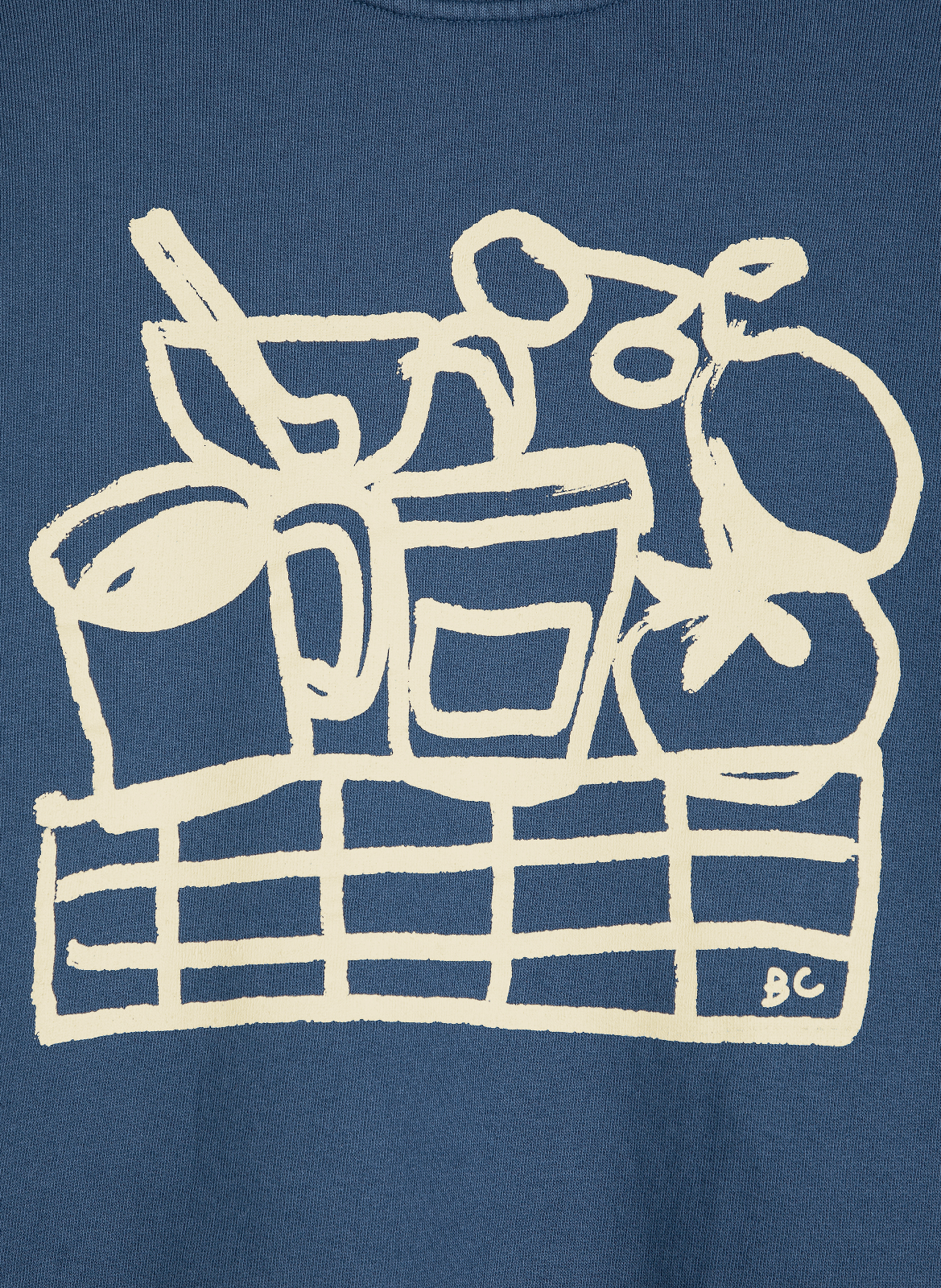 Printed cotton sweatshirt BOBO CHOSES Blue