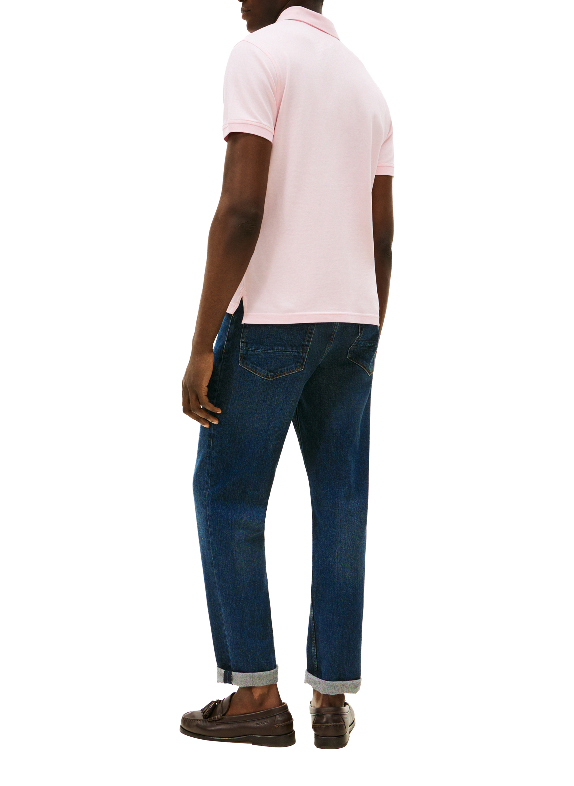 Polo en coton organique TOMMY HILFIGER Rose