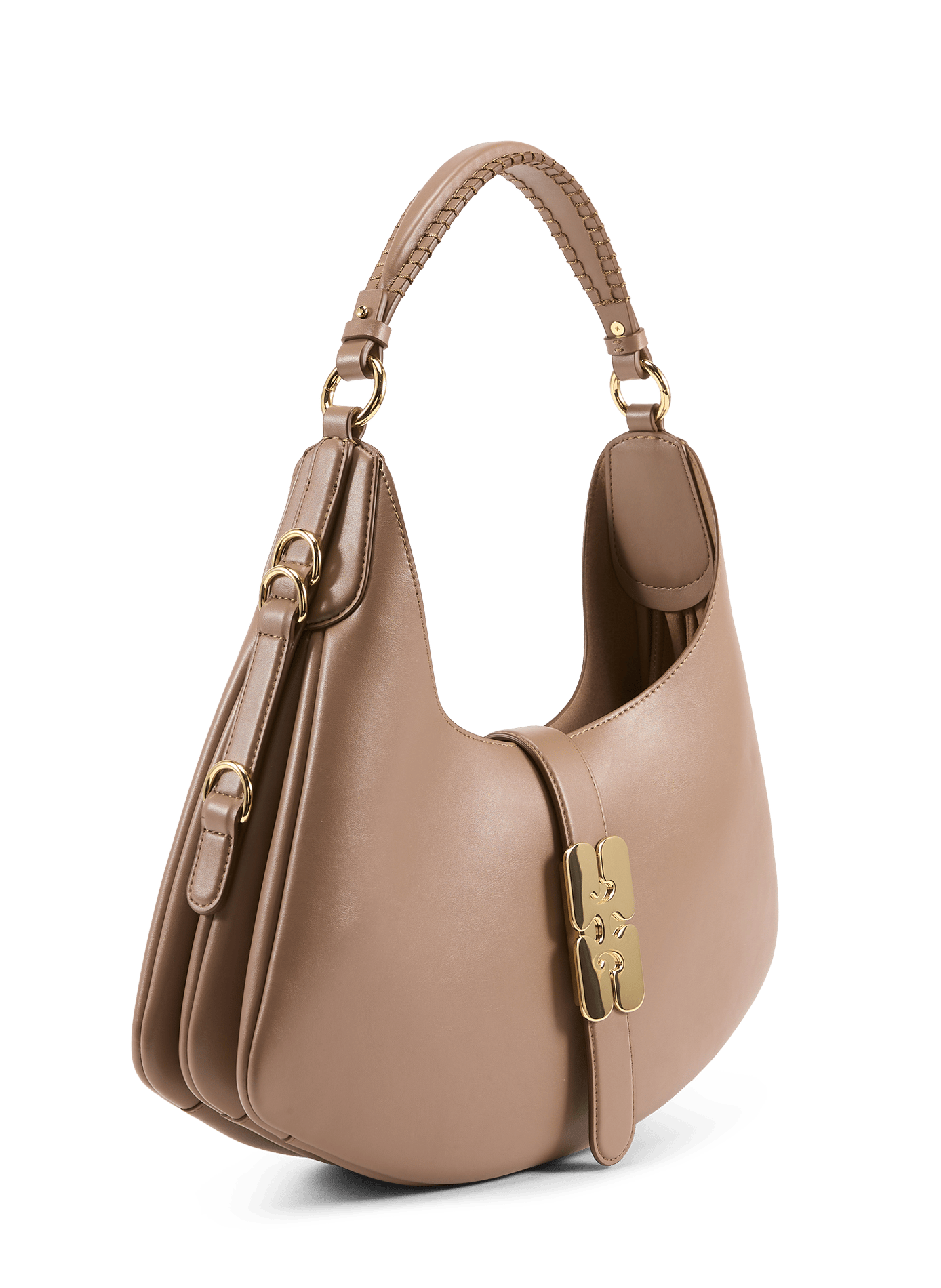 Sac à main Kat small  GANNI Marron