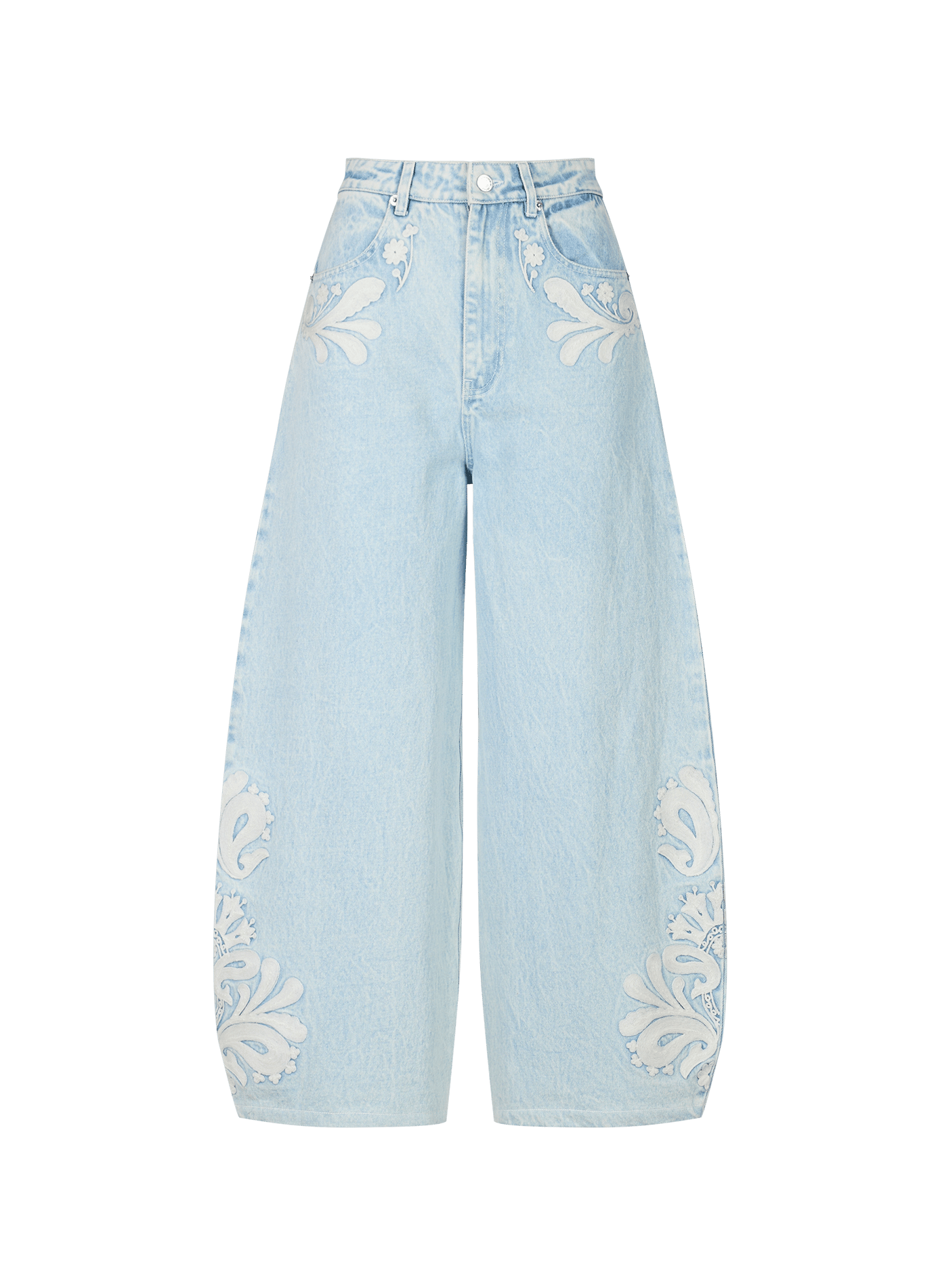 Jeans mom in cotone BERENICE Blu
