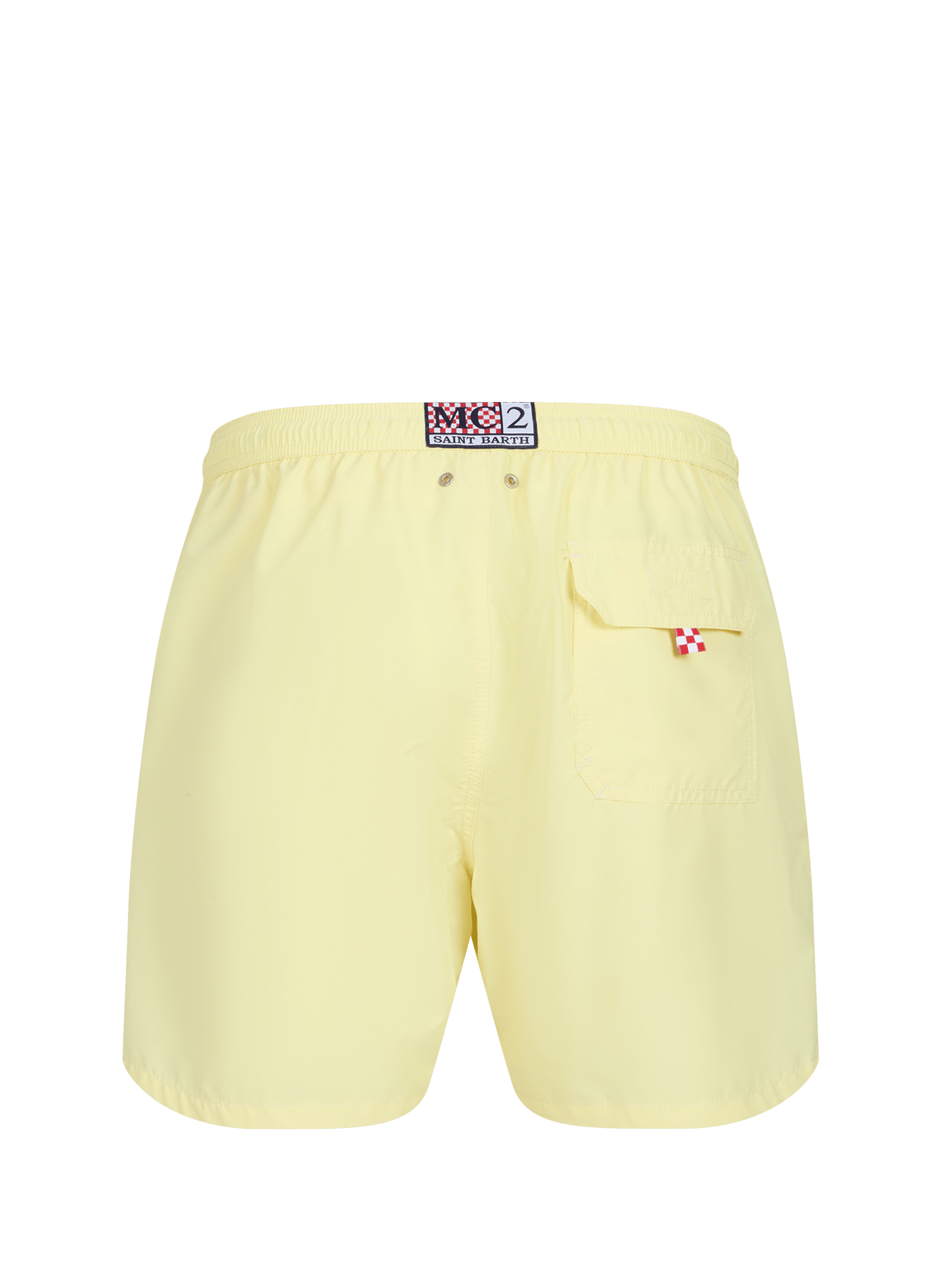 Recycled polyester swim shorts | Yellow MC2 SAINT BARTH Men