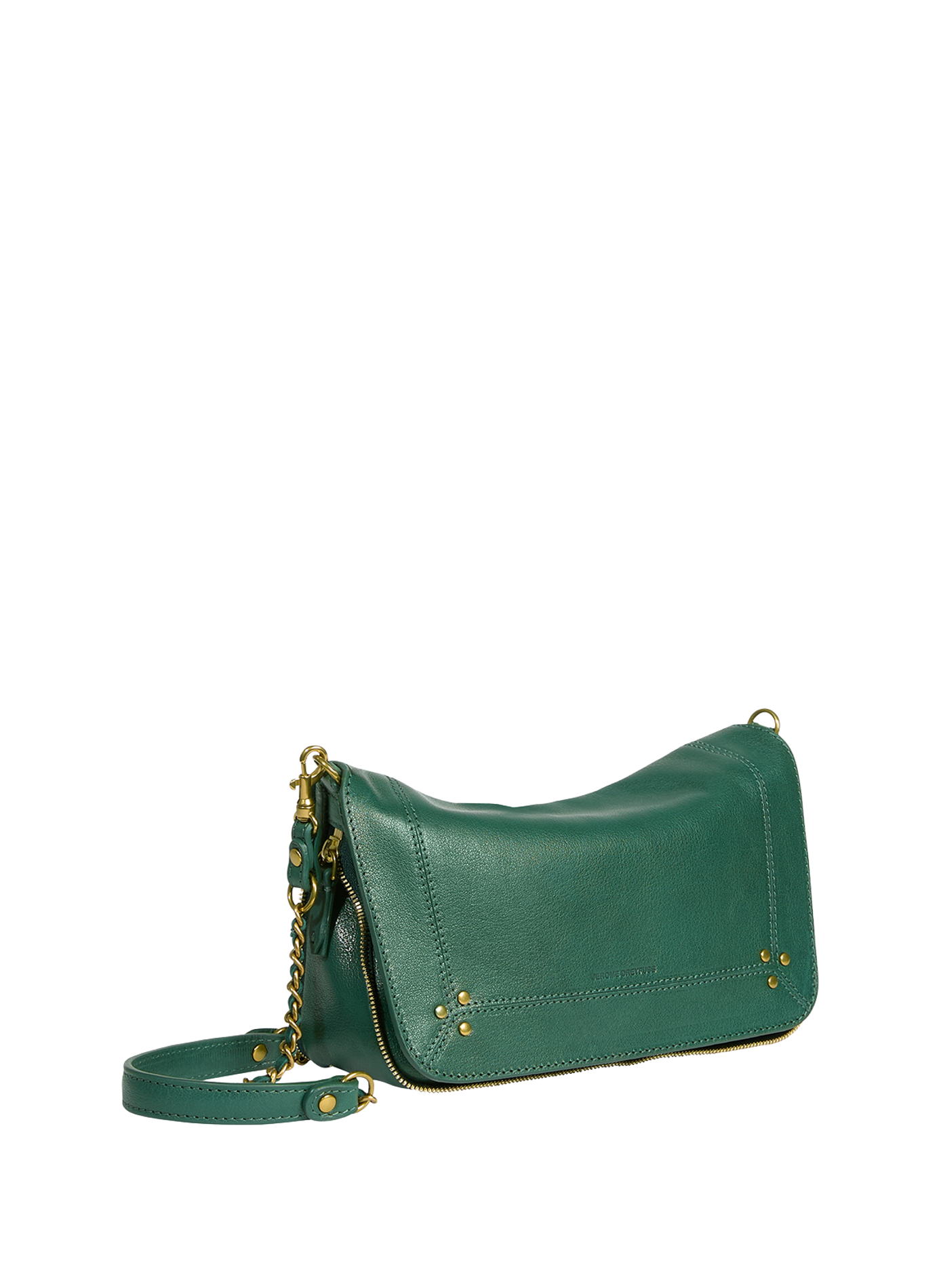 Sac épaule en cuir grainé JÉRÔME DREYFUSS Vert